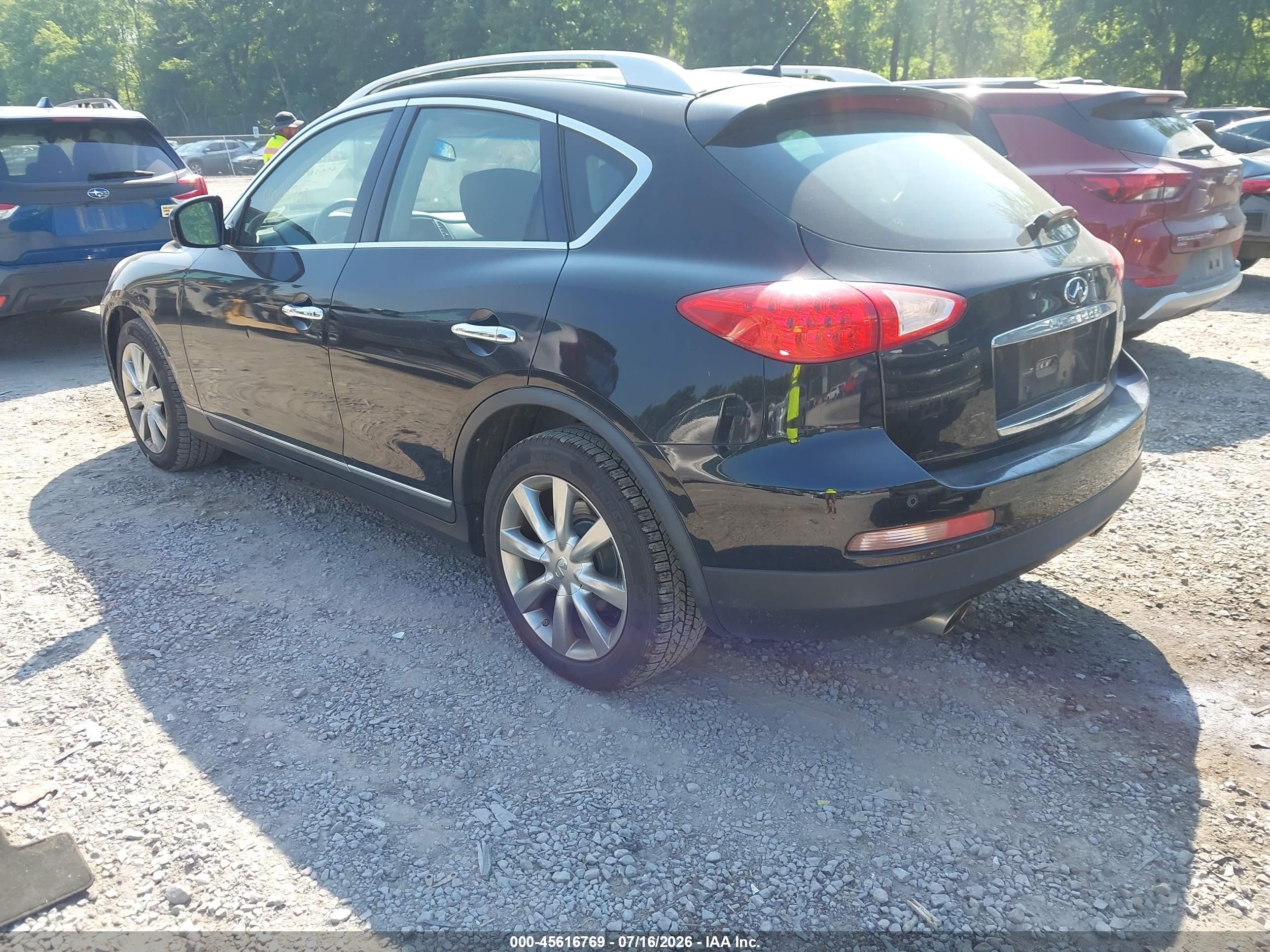 2013 Infiniti Ex37 Journey Черный vin: JN1BJ0HR7DM482167