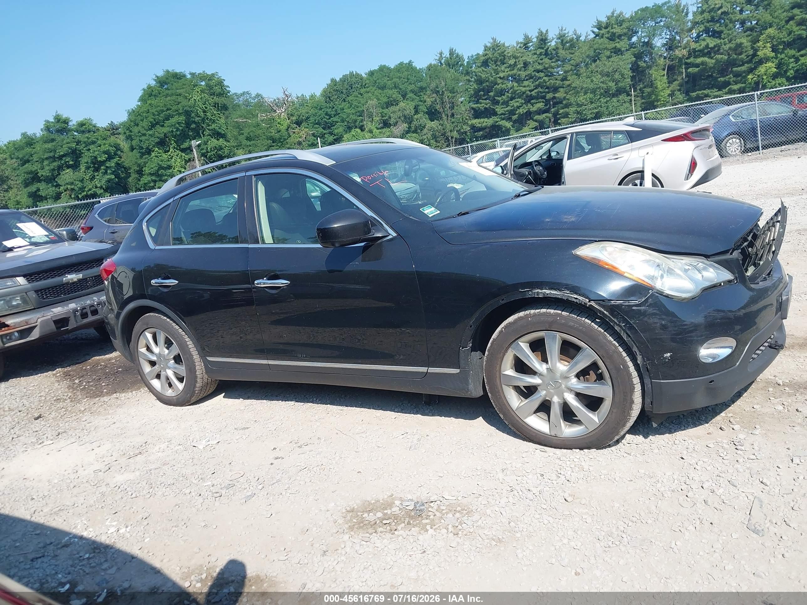 2013 Infiniti Ex37 Journey Черный vin: JN1BJ0HR7DM482167