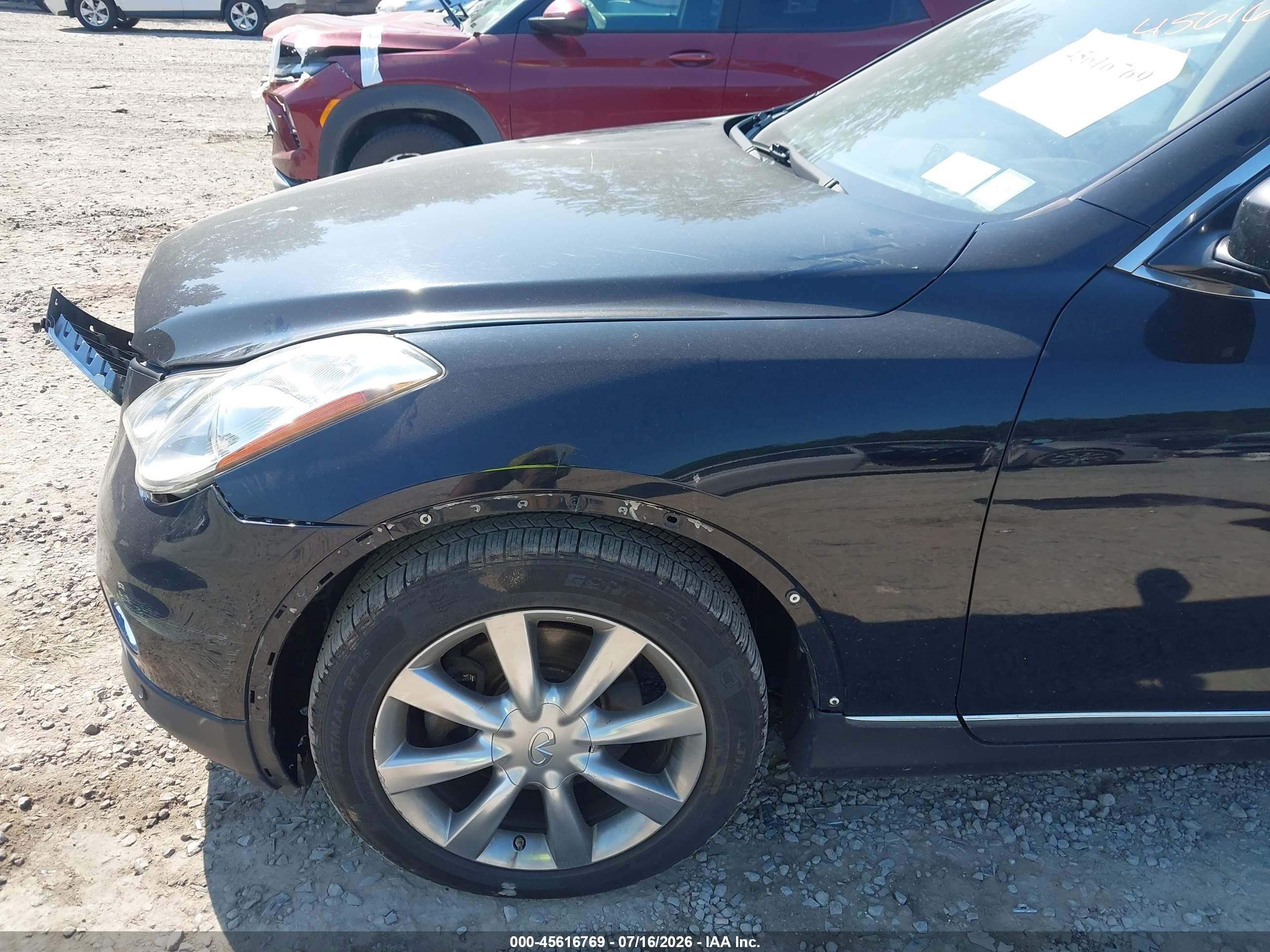 2013 Infiniti Ex37 Journey Черный vin: JN1BJ0HR7DM482167