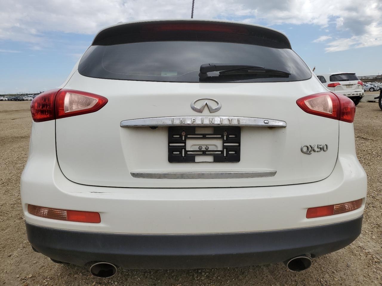 2015 Infiniti Qx50 White vin: JN1BJ0HR7FM772489