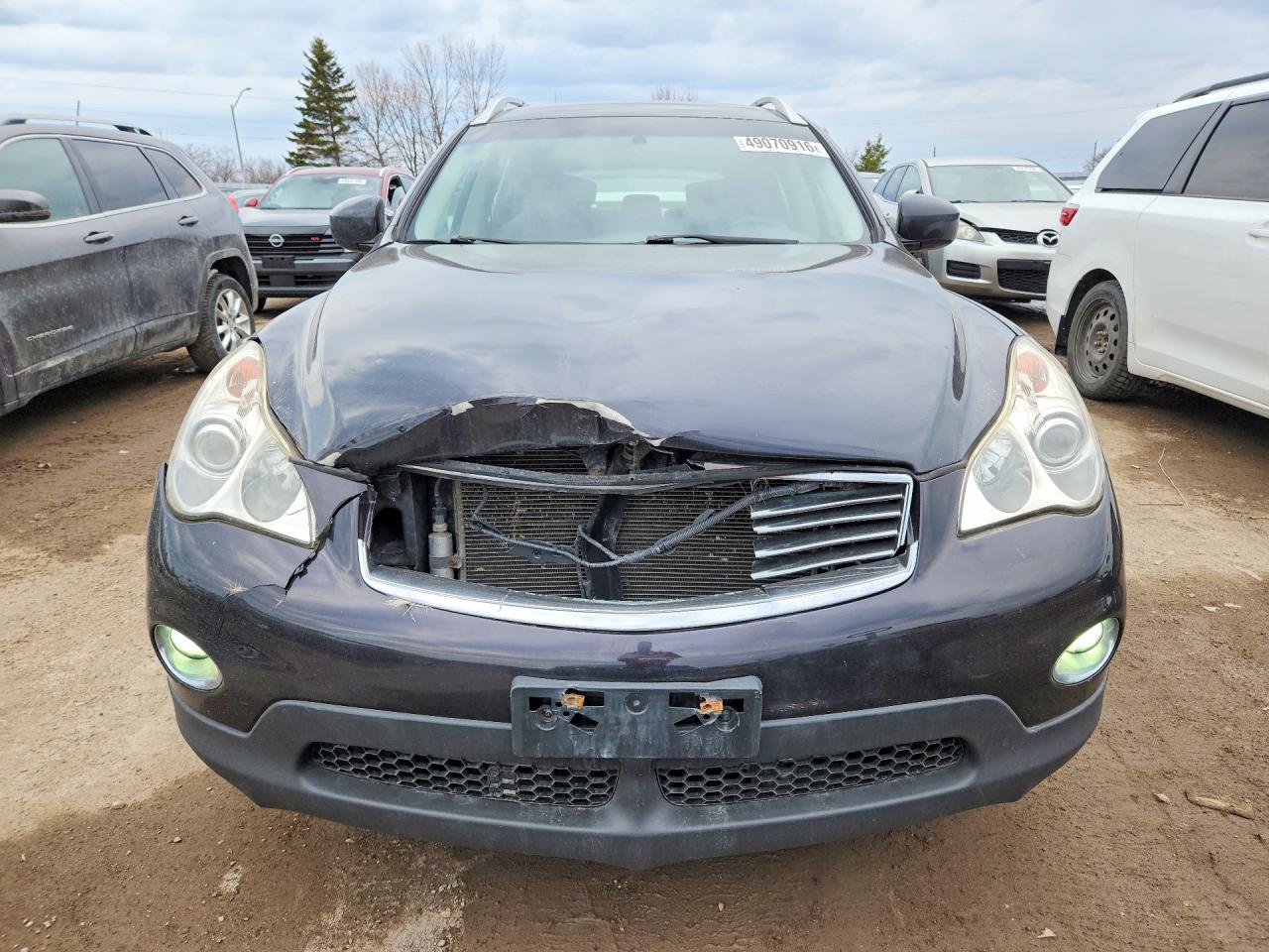 2013 Infiniti Ex37 4dr Awd Black vin: JN1BJ0HR8DM481349