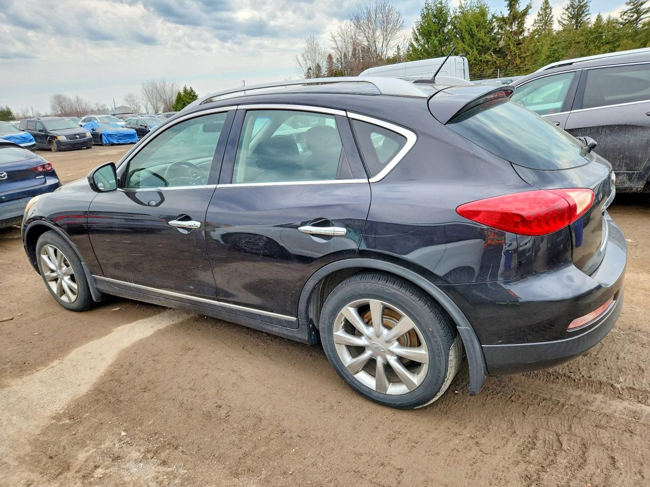 2013 Infiniti Ex37 4dr Awd Black vin: JN1BJ0HR8DM481349