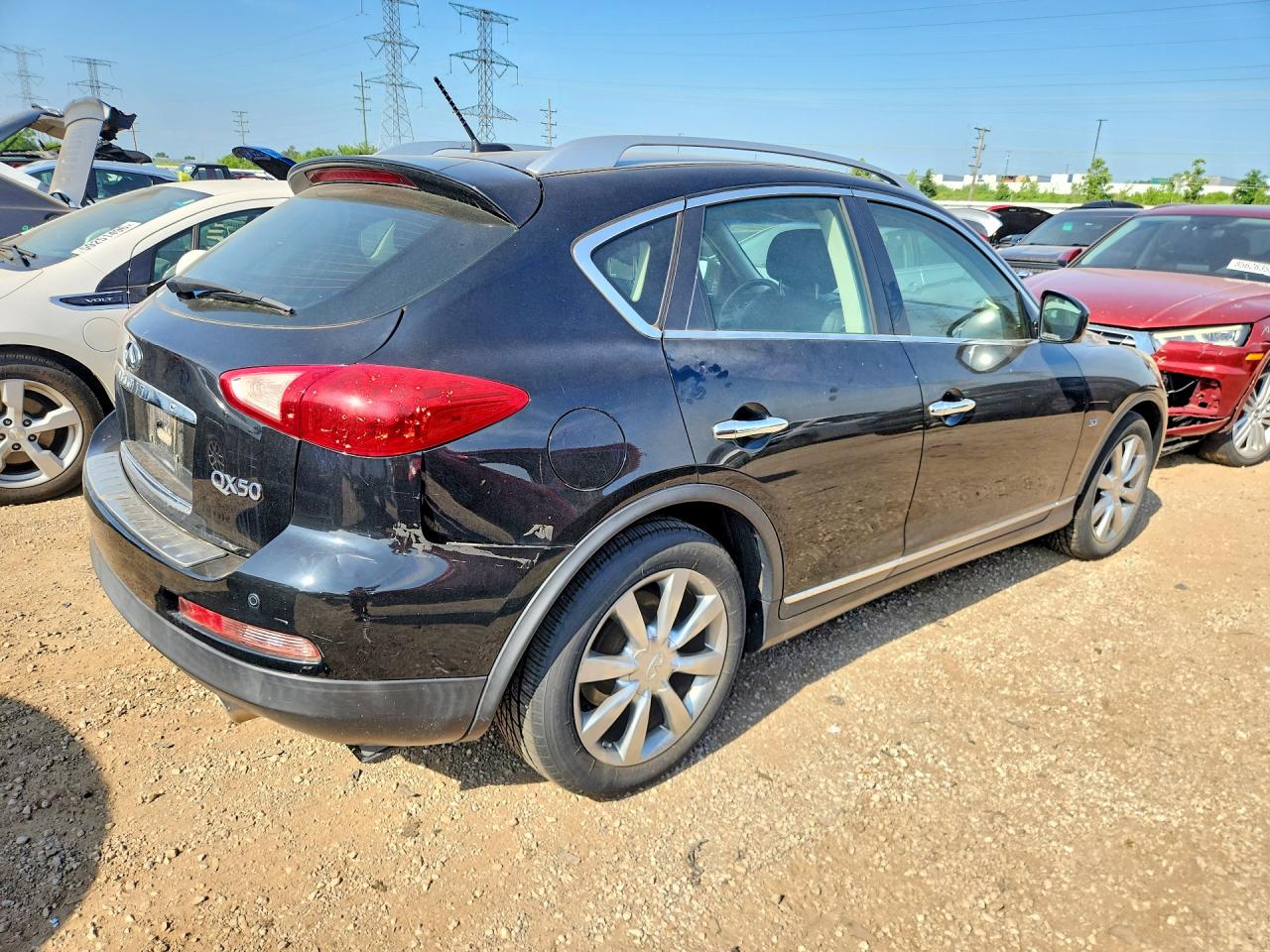 2014 Infiniti Qx50 Journey Black vin: JN1BJ0HR8EM191131