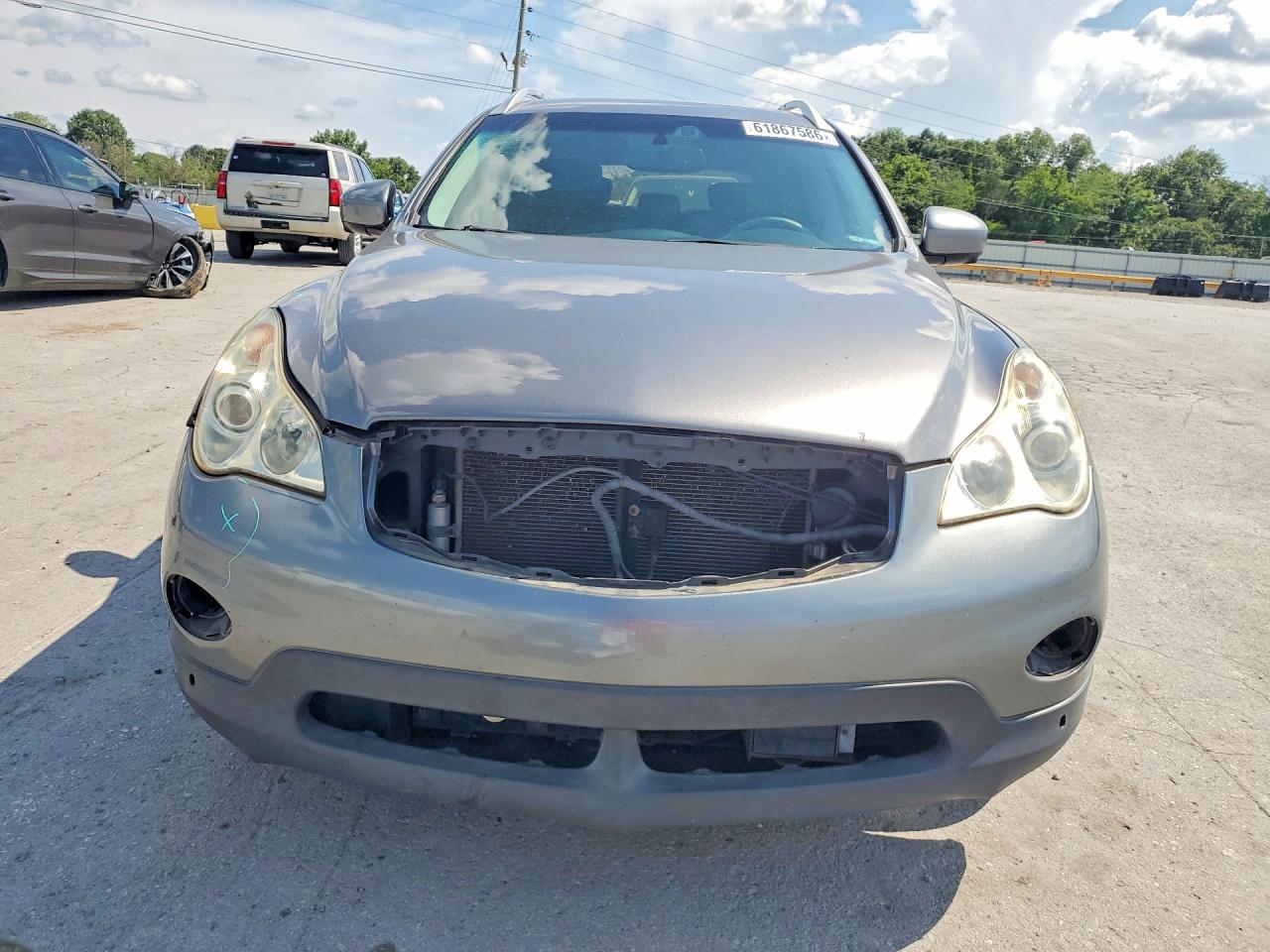 2013 Infiniti Ex37 Base Gray vin: JN1BJ0HR9DM481229