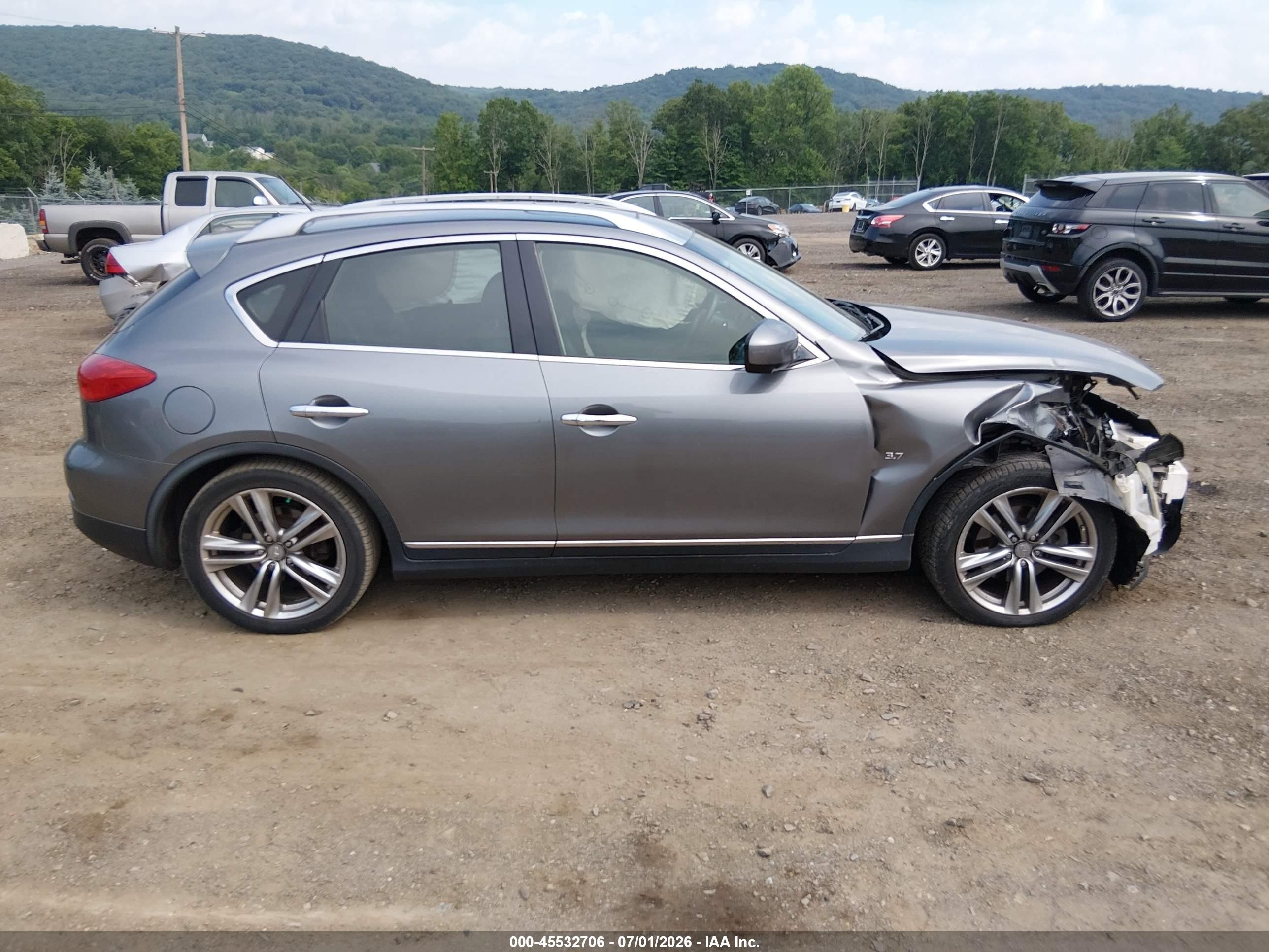 2014 Infiniti Qx50 Journey Gray vin: JN1BJ0HR9EM190490