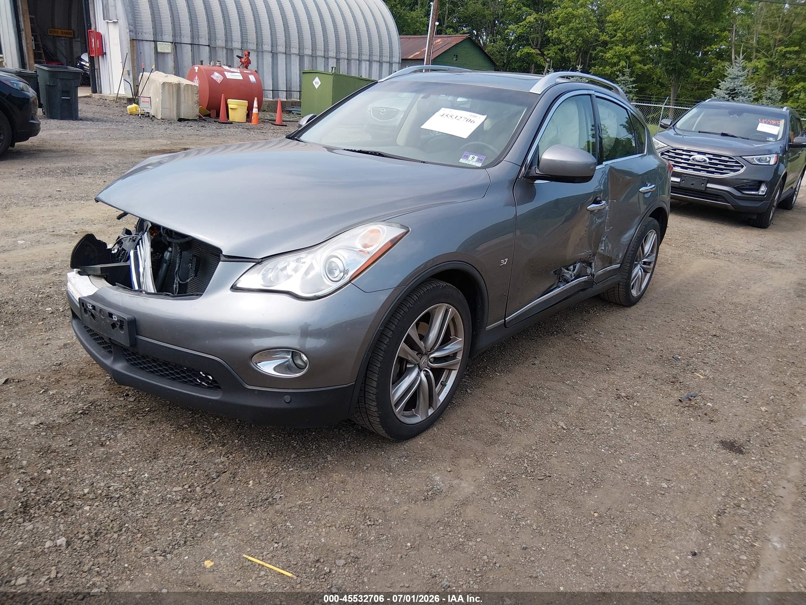 2014 Infiniti Qx50 Journey Gray vin: JN1BJ0HR9EM190490