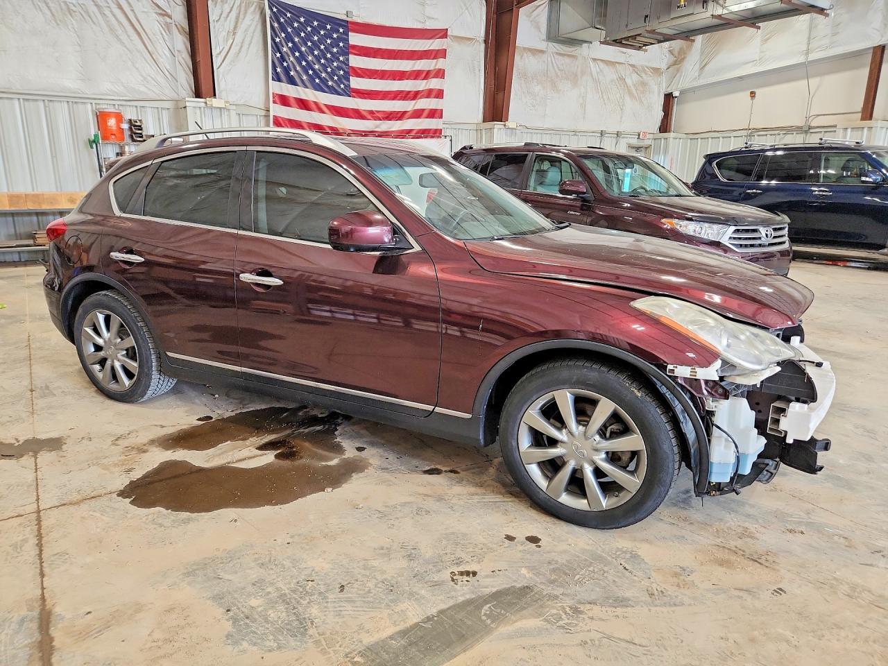 2013 Infiniti Ex37 Base Red vin: JN1BJ0HRXDM480123