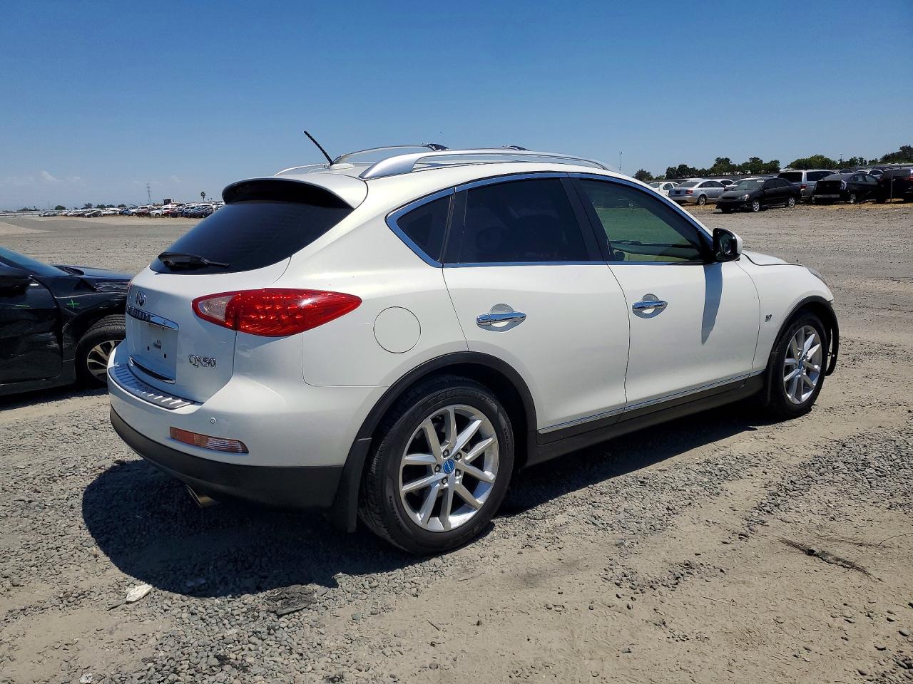 2015 Infiniti Qx50 Journey White vin: JN1BJ0HRXFM773894