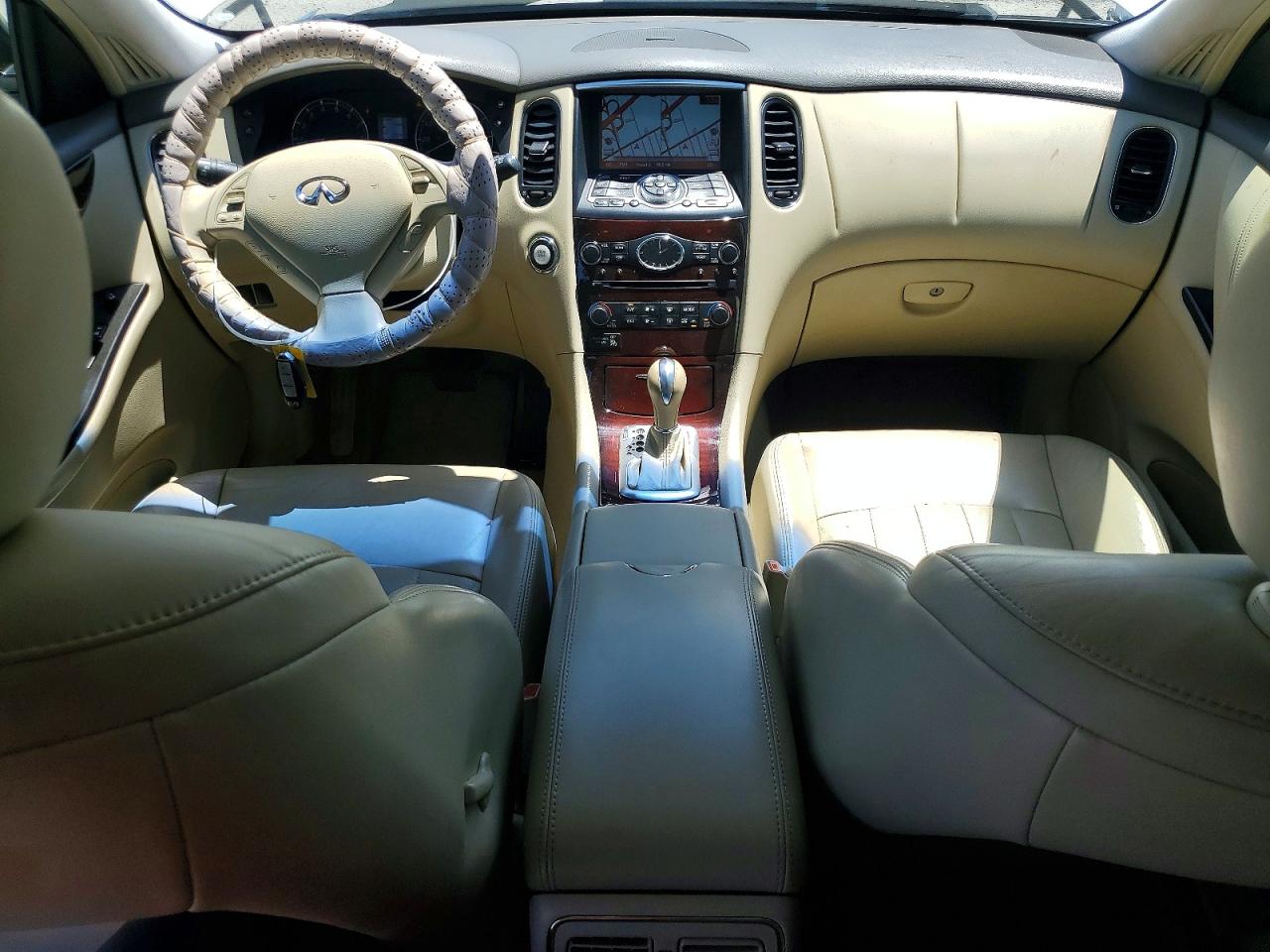 2015 Infiniti Qx50 Journey White vin: JN1BJ0HRXFM773894