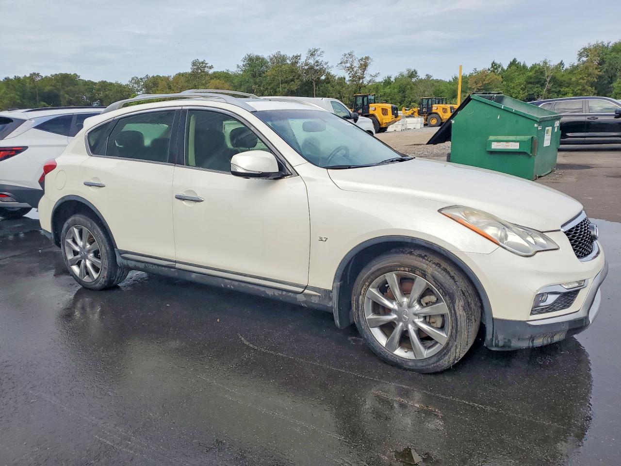 2017 Infiniti Qx50 Base White vin: JN1BJ0RP1HM385565