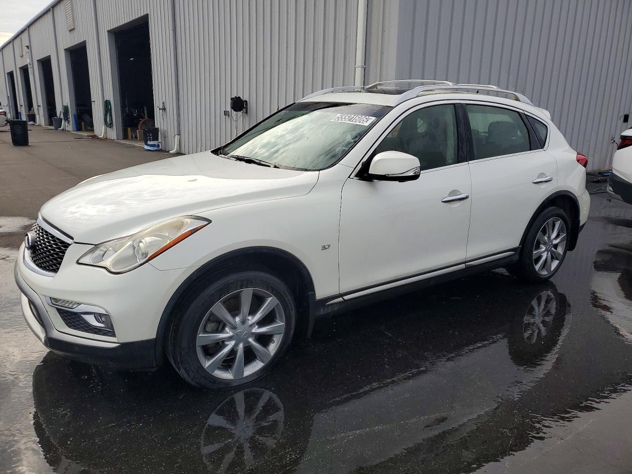 2017 Infiniti Qx50 Base White vin: JN1BJ0RP1HM385565