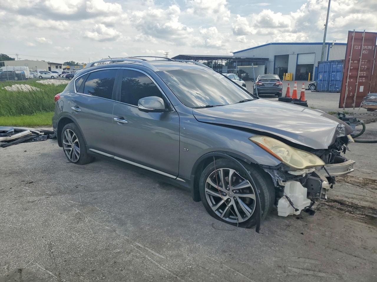 2017 Infiniti Qx50 Base Gray vin: JN1BJ0RP5HM389215