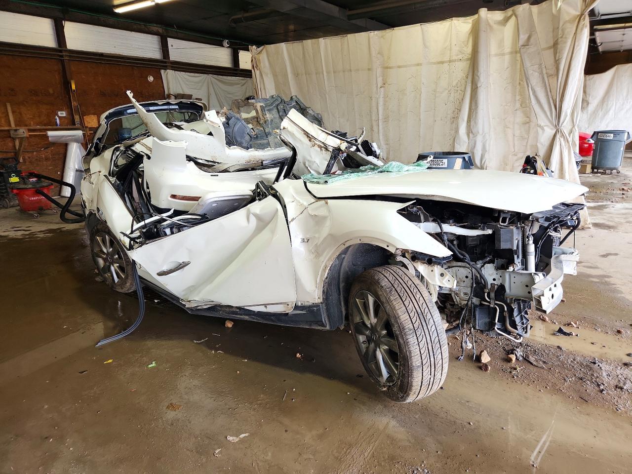 2017 Infiniti Qx50 Base White vin: JN1BJ0RR1HM409252