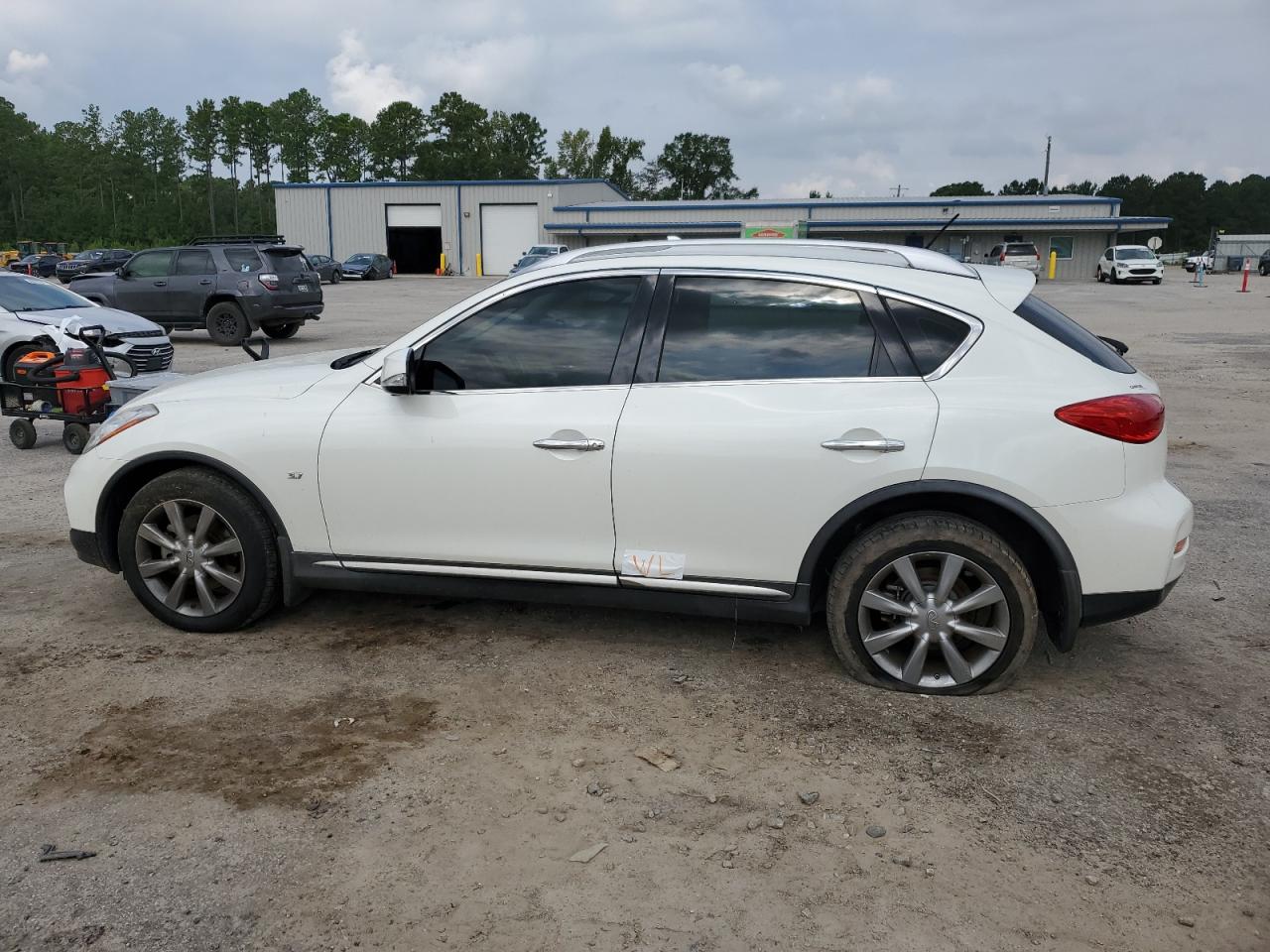 2017 Infiniti Qx50 Белый vin: JN1BJ0RR1HM414340