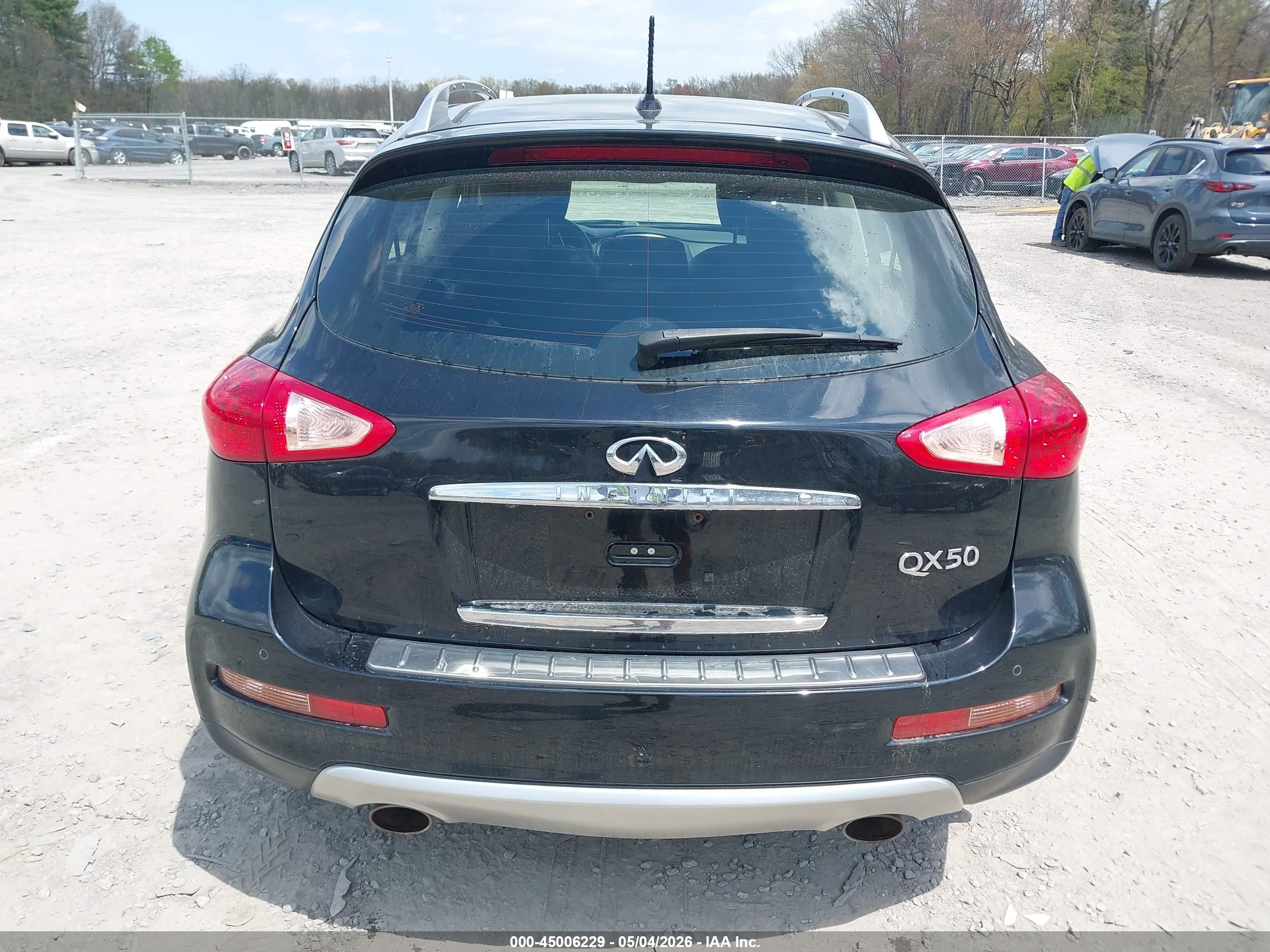 2017 Infiniti Qx50 Черный vin: JN1BJ0RR5HM409268