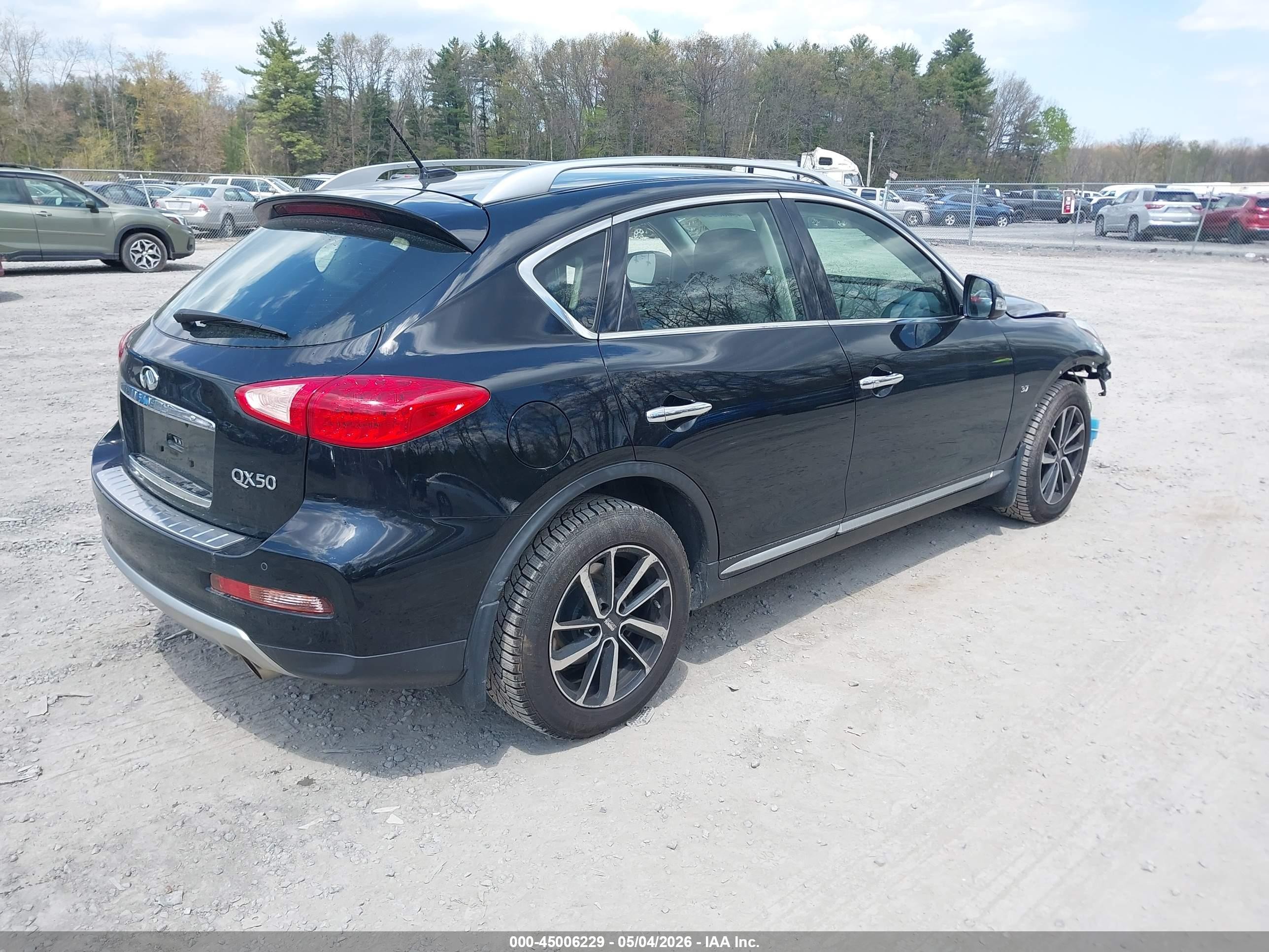 2017 Infiniti Qx50 Черный vin: JN1BJ0RR5HM409268