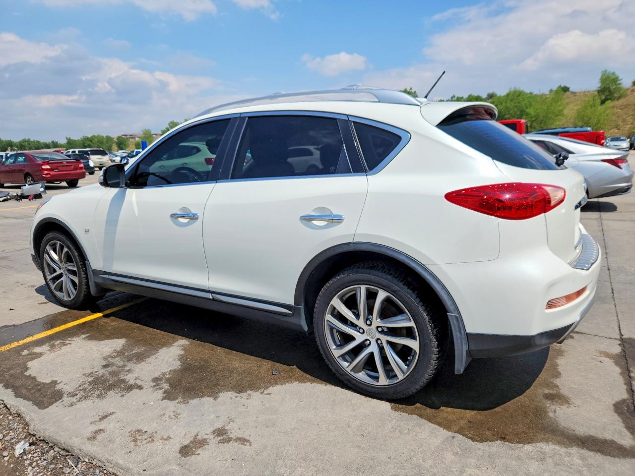 2017 Infiniti Qx50 Base White vin: JN1BJ0RR6HM413104
