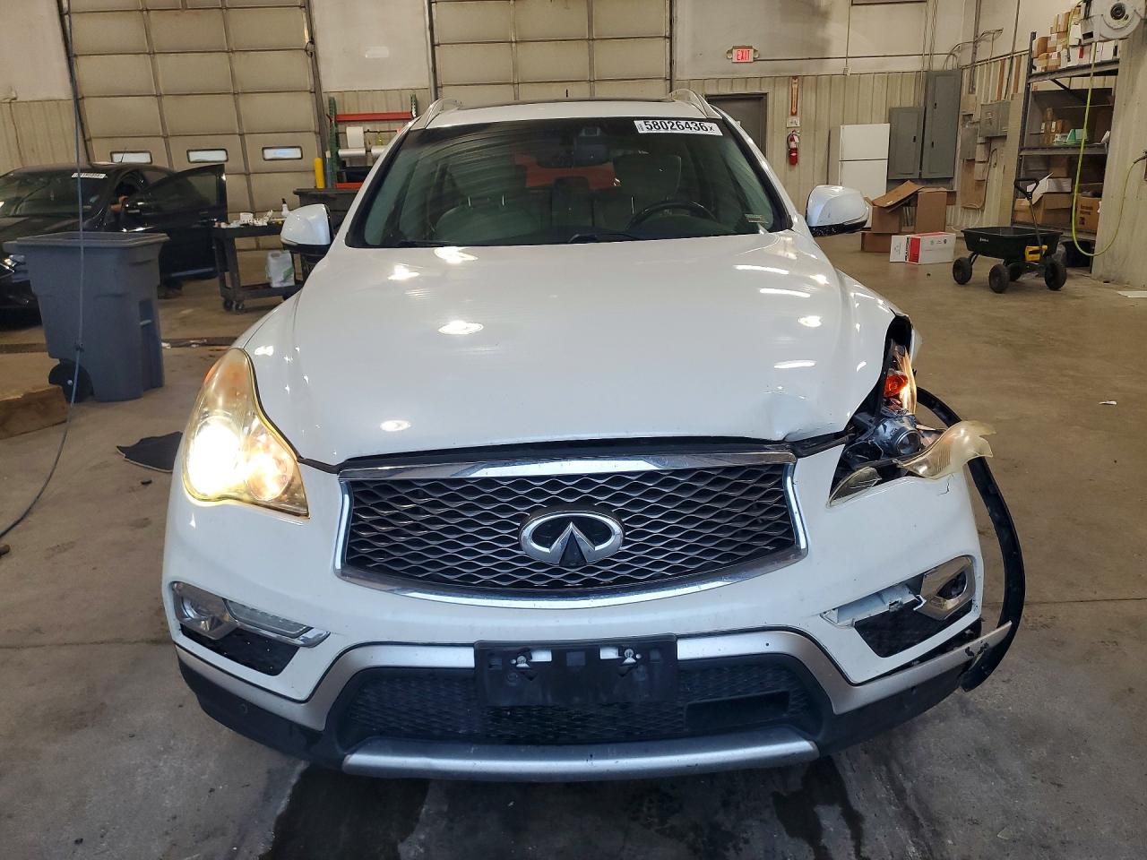 2017 Infiniti Qx50 Base White vin: JN1BJ0RR8HM402766