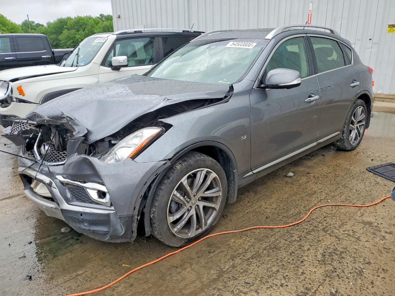 2017 Infiniti Qx50 Base Silver vin: JN1BJ0RRXHM400615