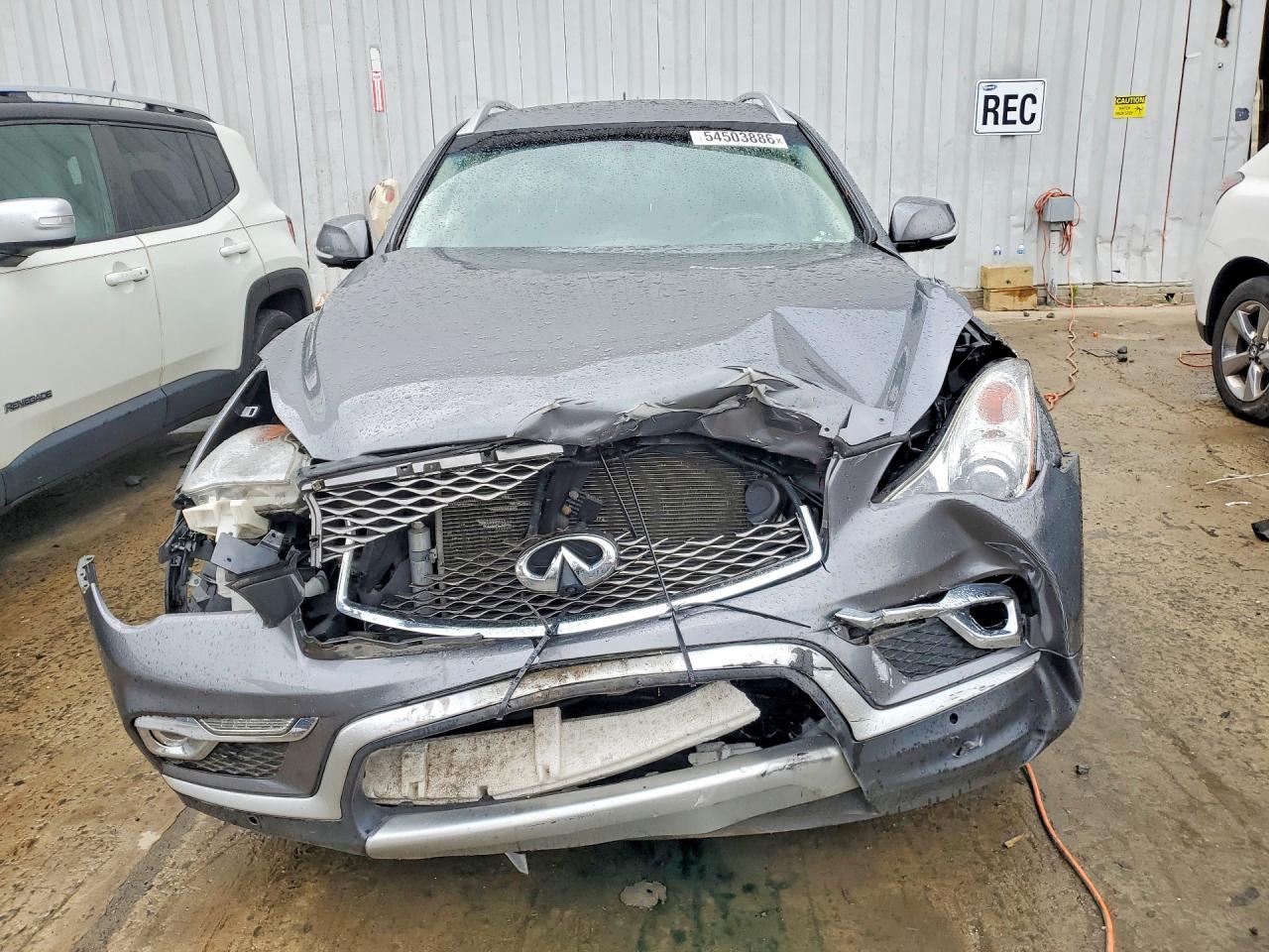 2017 Infiniti Qx50 Base Silver vin: JN1BJ0RRXHM400615