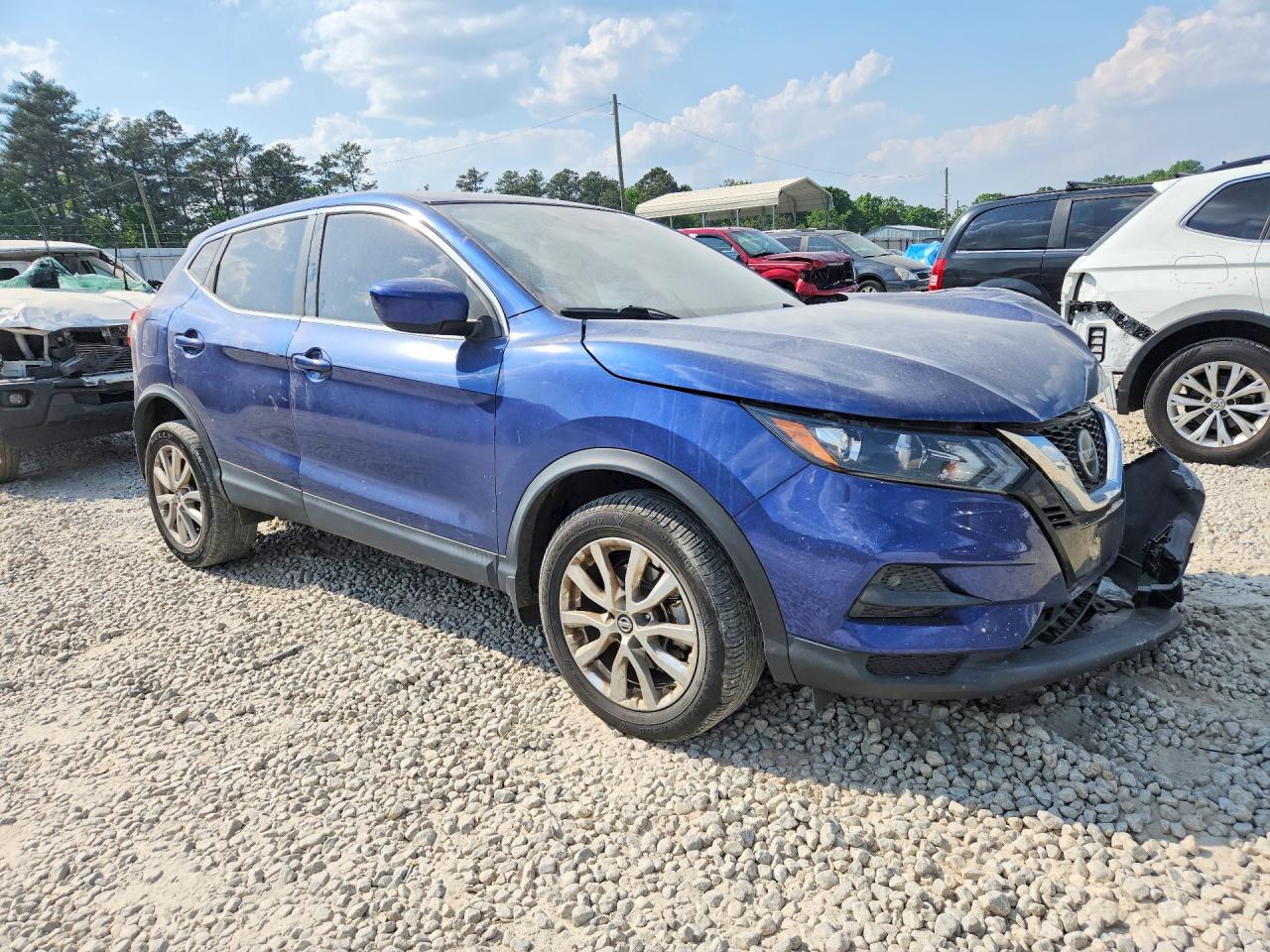 2021 Nissan Rogue Sport S Blue vin: JN1BJ1AV2MW303129