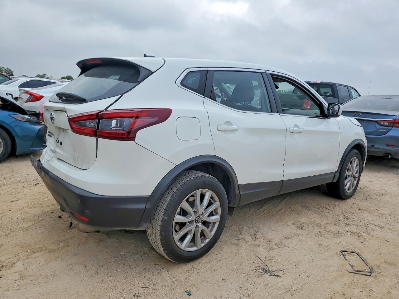 2021 Nissan Rogue Sport S White vin: JN1BJ1AV6MW306034