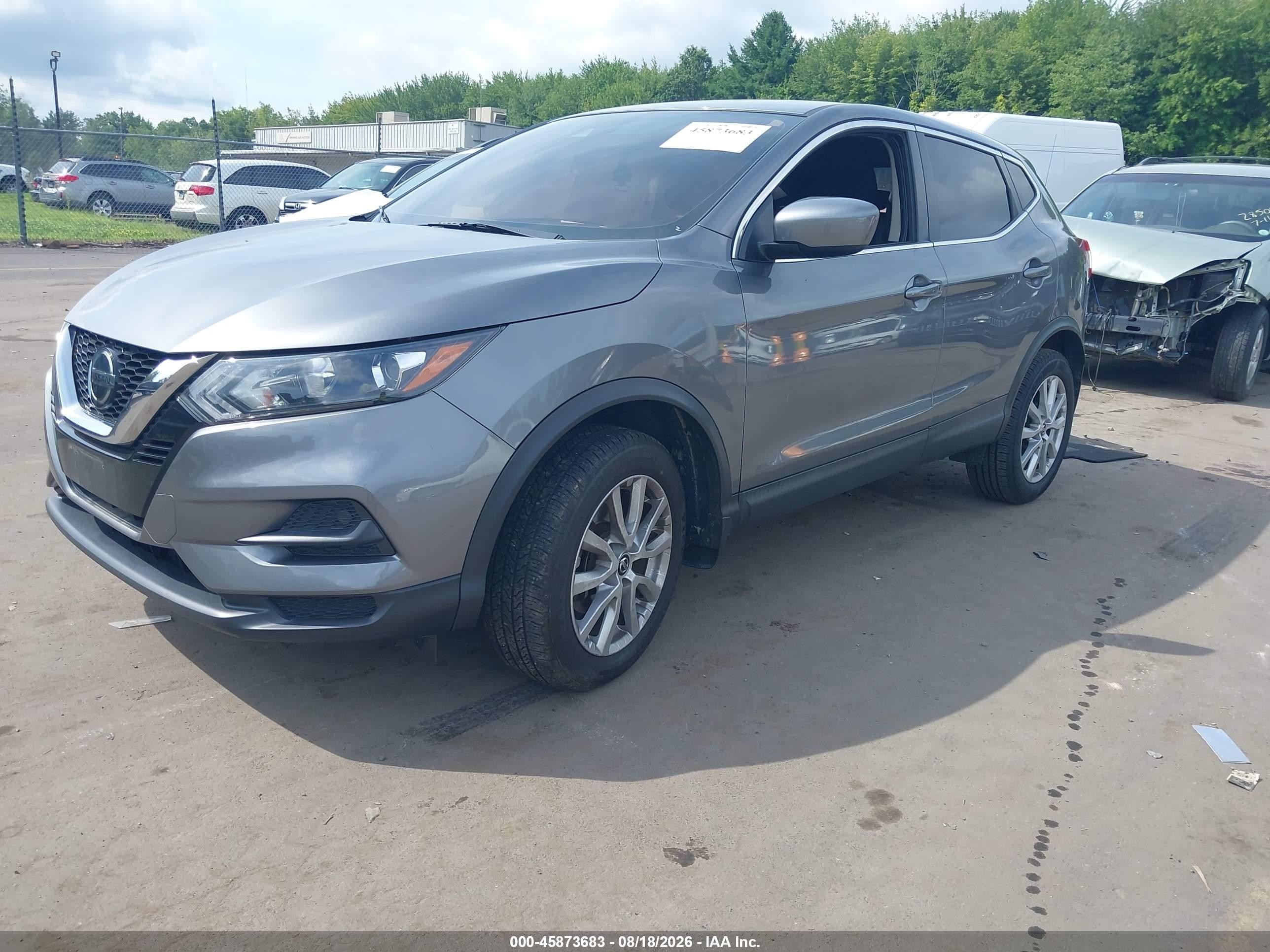 2022 Nissan Rogue Sport S Awd Xtronic Cvt Серый vin: JN1BJ1AW3NW471114