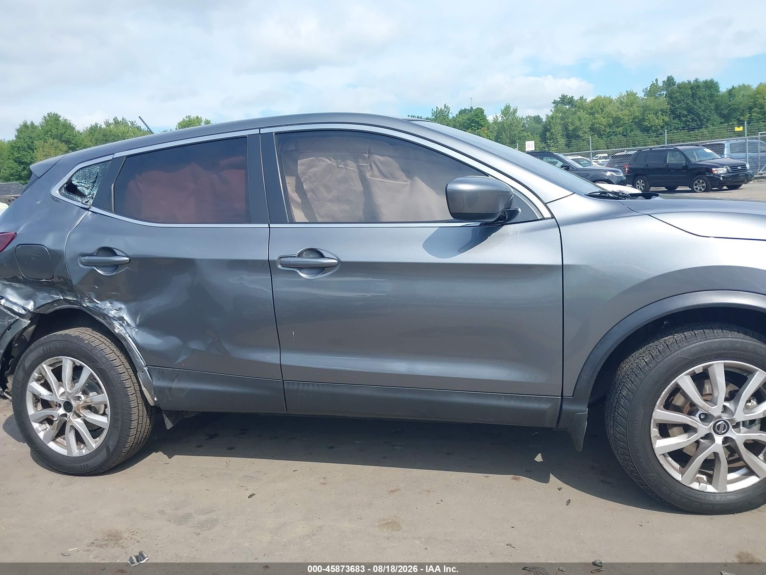 2022 Nissan Rogue Sport S Awd Xtronic Cvt Серый vin: JN1BJ1AW3NW471114