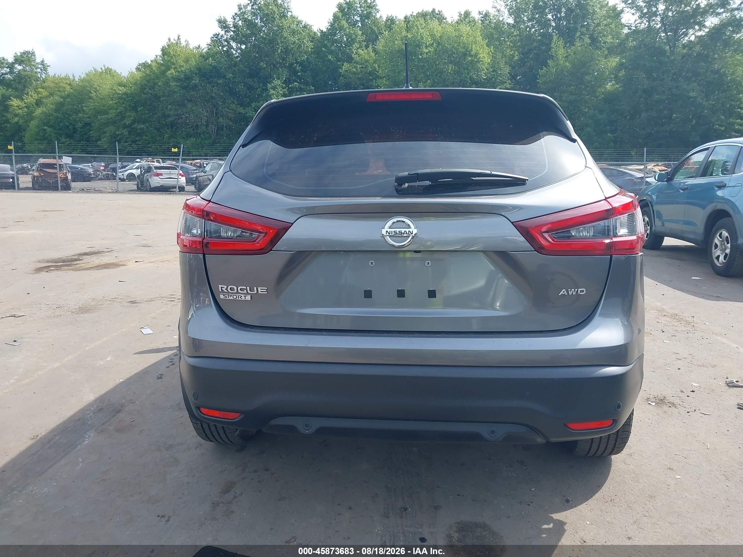 2022 Nissan Rogue Sport S Awd Xtronic Cvt Серый vin: JN1BJ1AW3NW471114