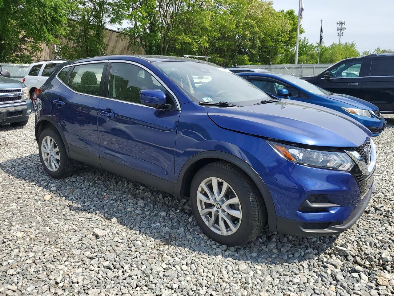 2022 Nissan Rogue Sport S Синий vin: JN1BJ1AW3NW471775