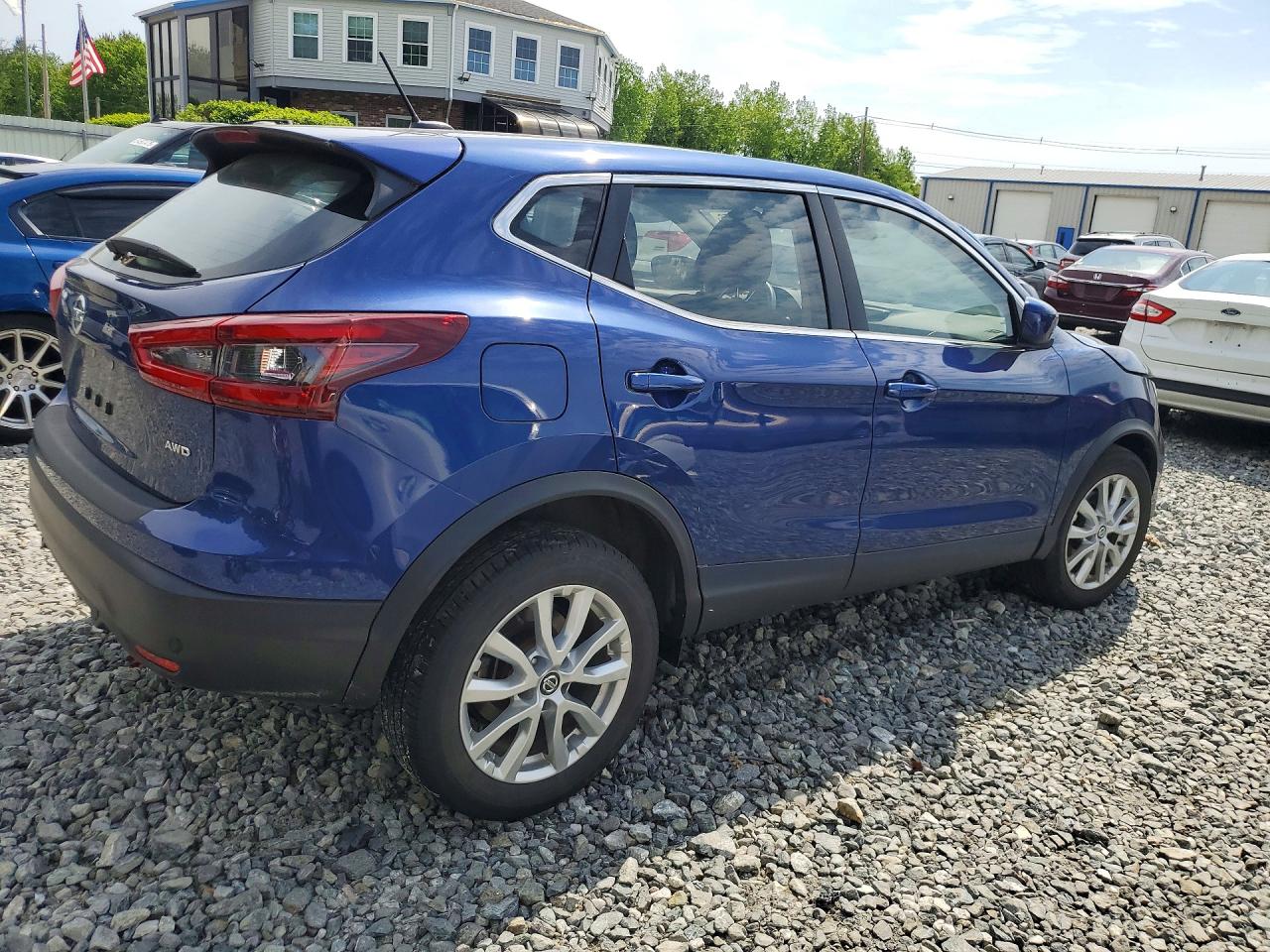 2022 Nissan Rogue Sport S Синий vin: JN1BJ1AW3NW471775
