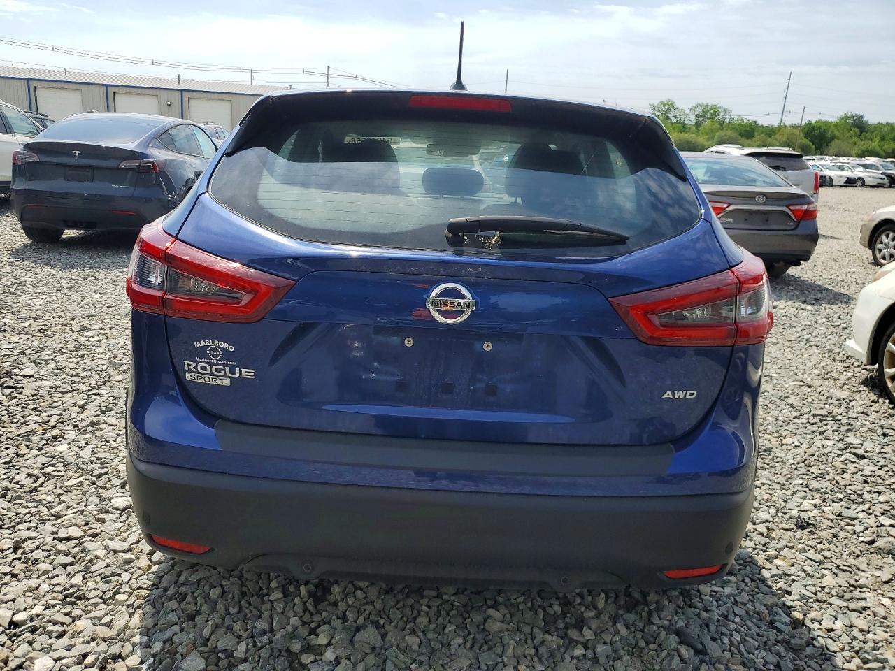 2022 Nissan Rogue Sport S Синий vin: JN1BJ1AW3NW471775