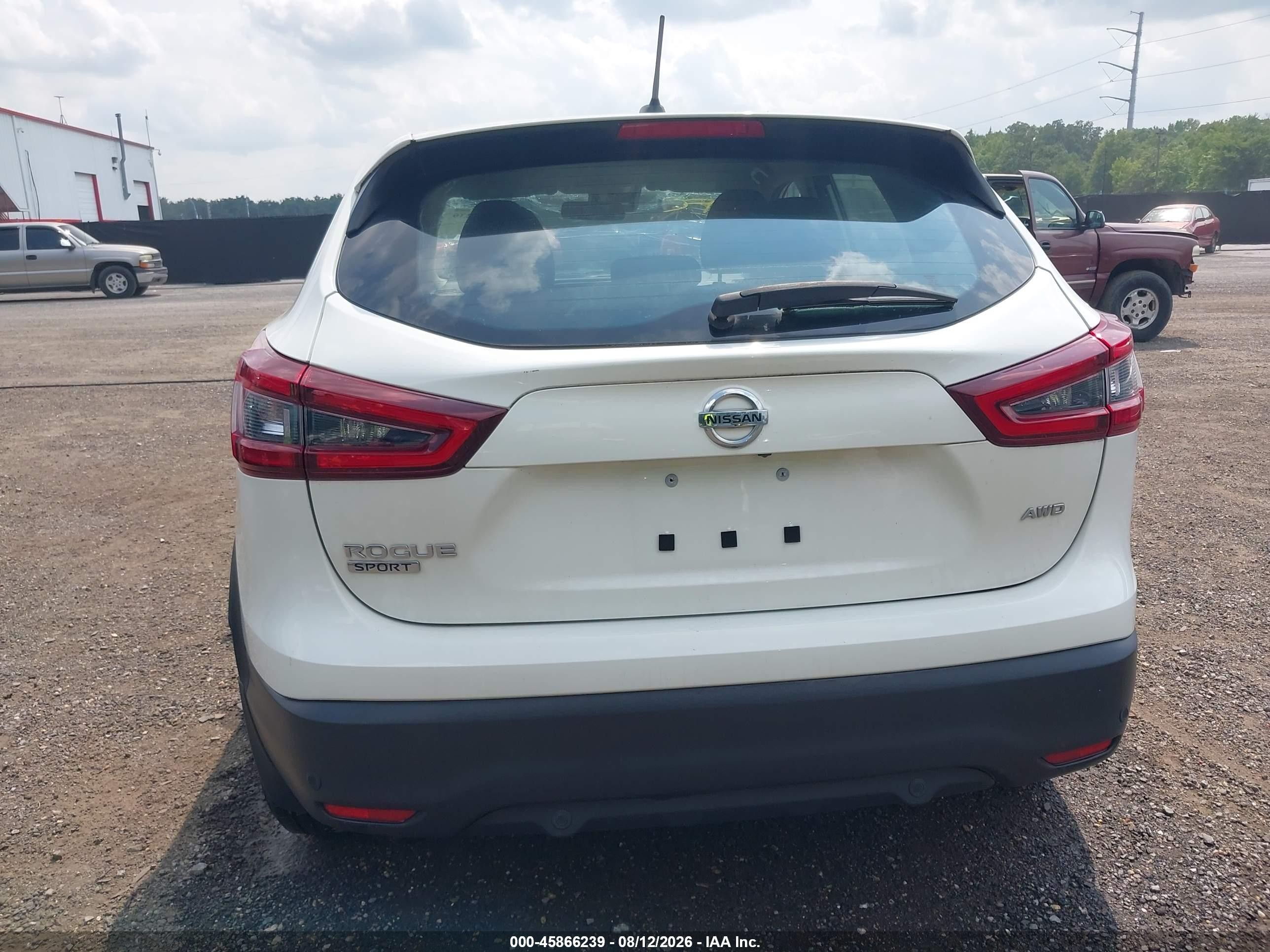 2022 Nissan Rogue Sport S Awd Xtronic Cvt White vin: JN1BJ1AW3NW478533
