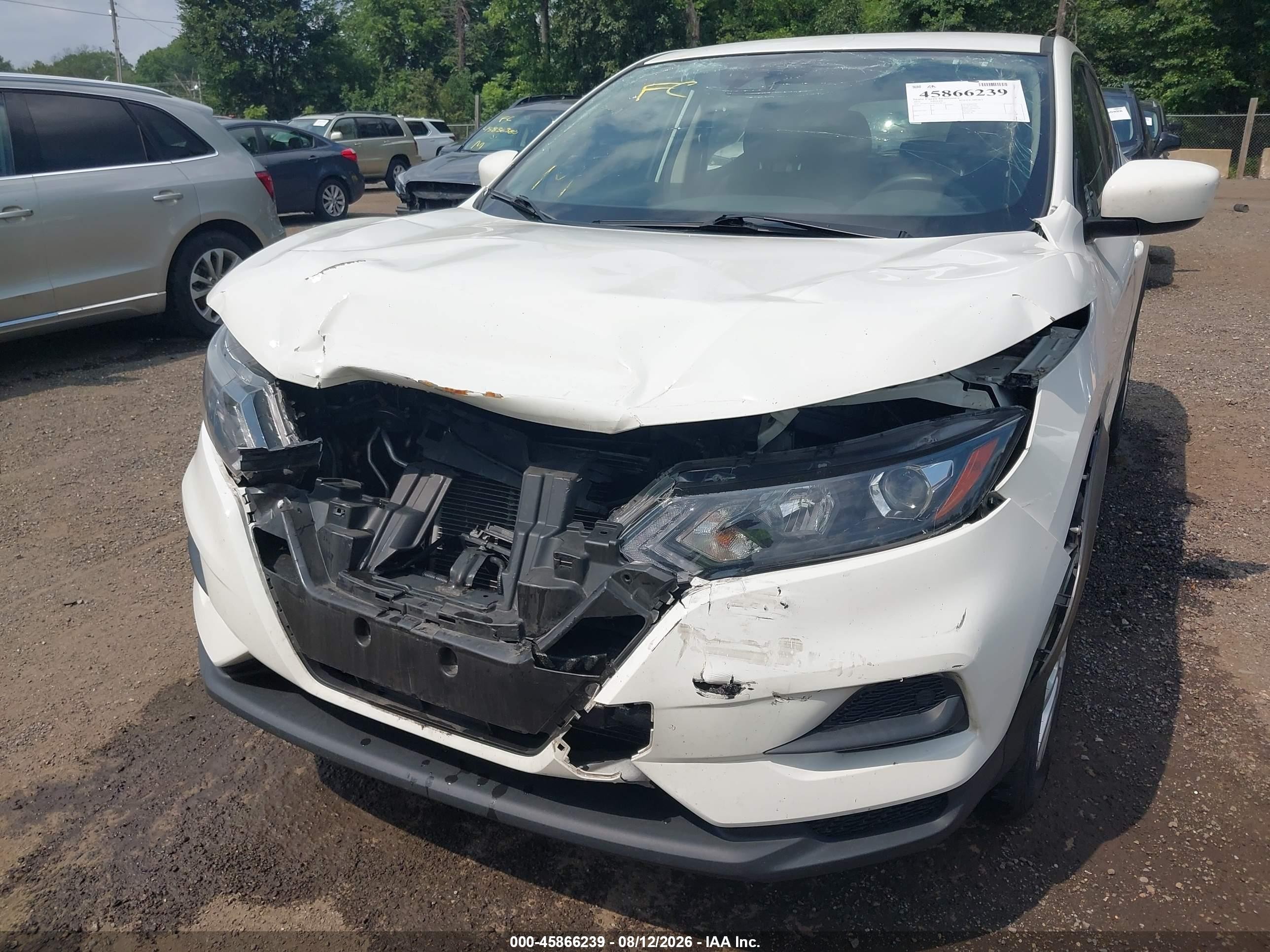 2022 Nissan Rogue Sport S Awd Xtronic Cvt White vin: JN1BJ1AW3NW478533
