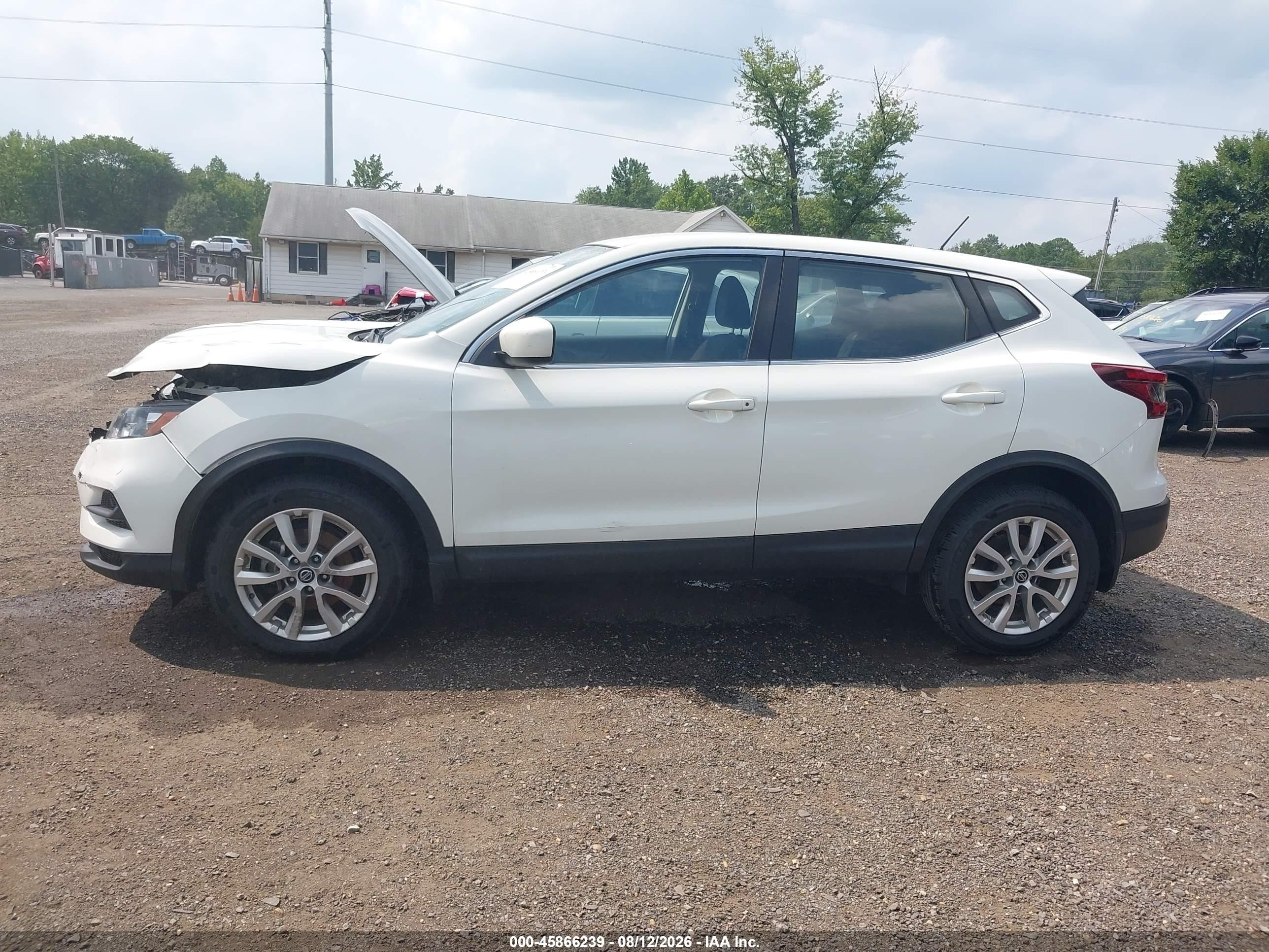 2022 Nissan Rogue Sport S Awd Xtronic Cvt White vin: JN1BJ1AW3NW478533