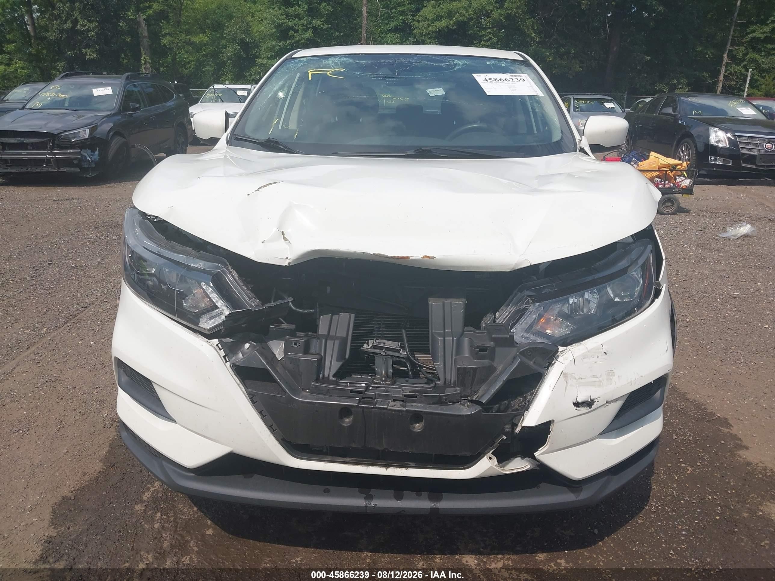 2022 Nissan Rogue Sport S Awd Xtronic Cvt White vin: JN1BJ1AW3NW478533