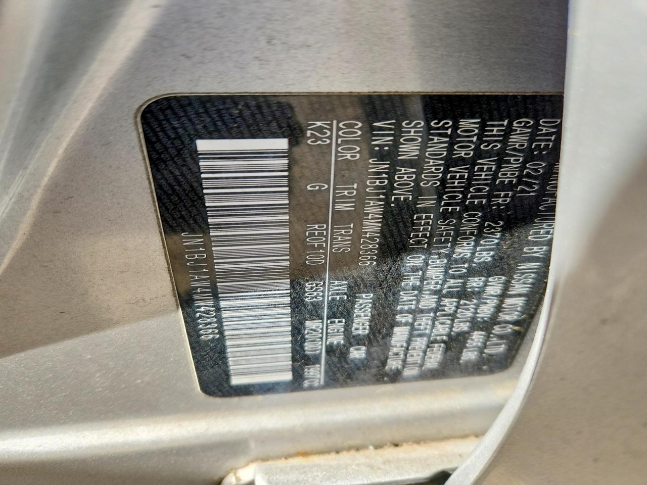 2021 Nissan Rogue Sport S Silver vin: JN1BJ1AW4MW428366