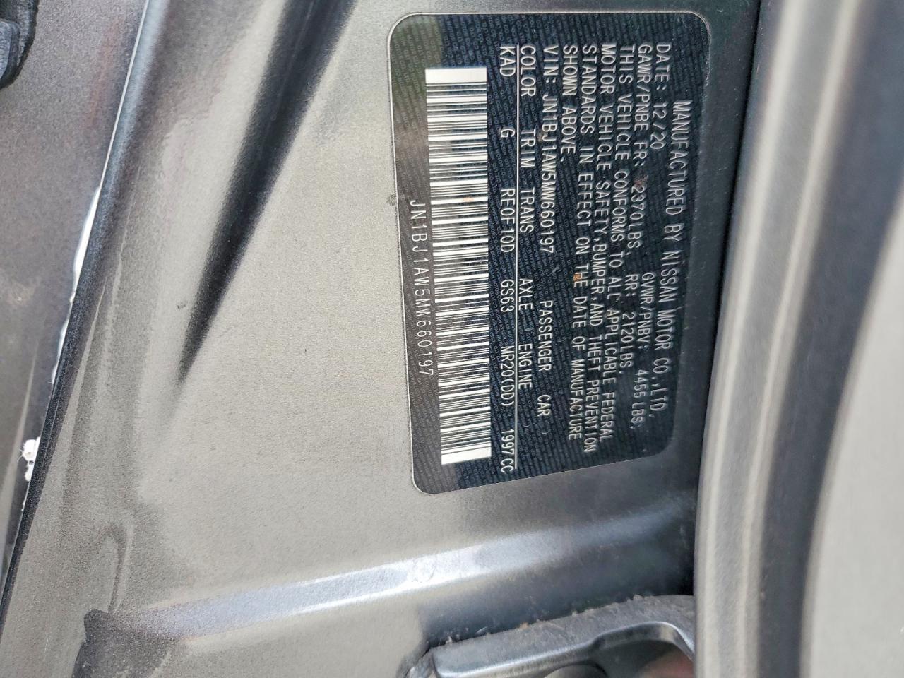 2021 Nissan Rogue Sport S Gray vin: JN1BJ1AW5MW660197