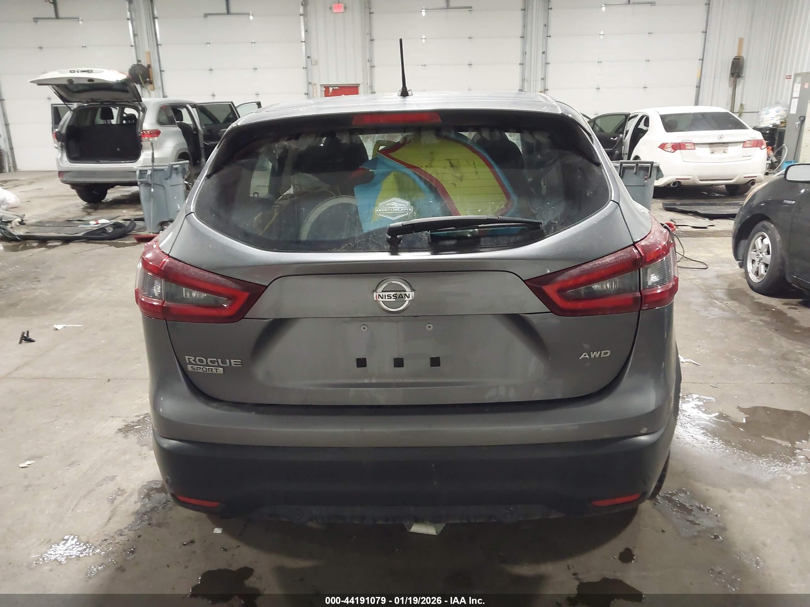 2021 Nissan Rogue Sport S Awd Xtronic Cvt Серый vin: JN1BJ1AW6MW430653
