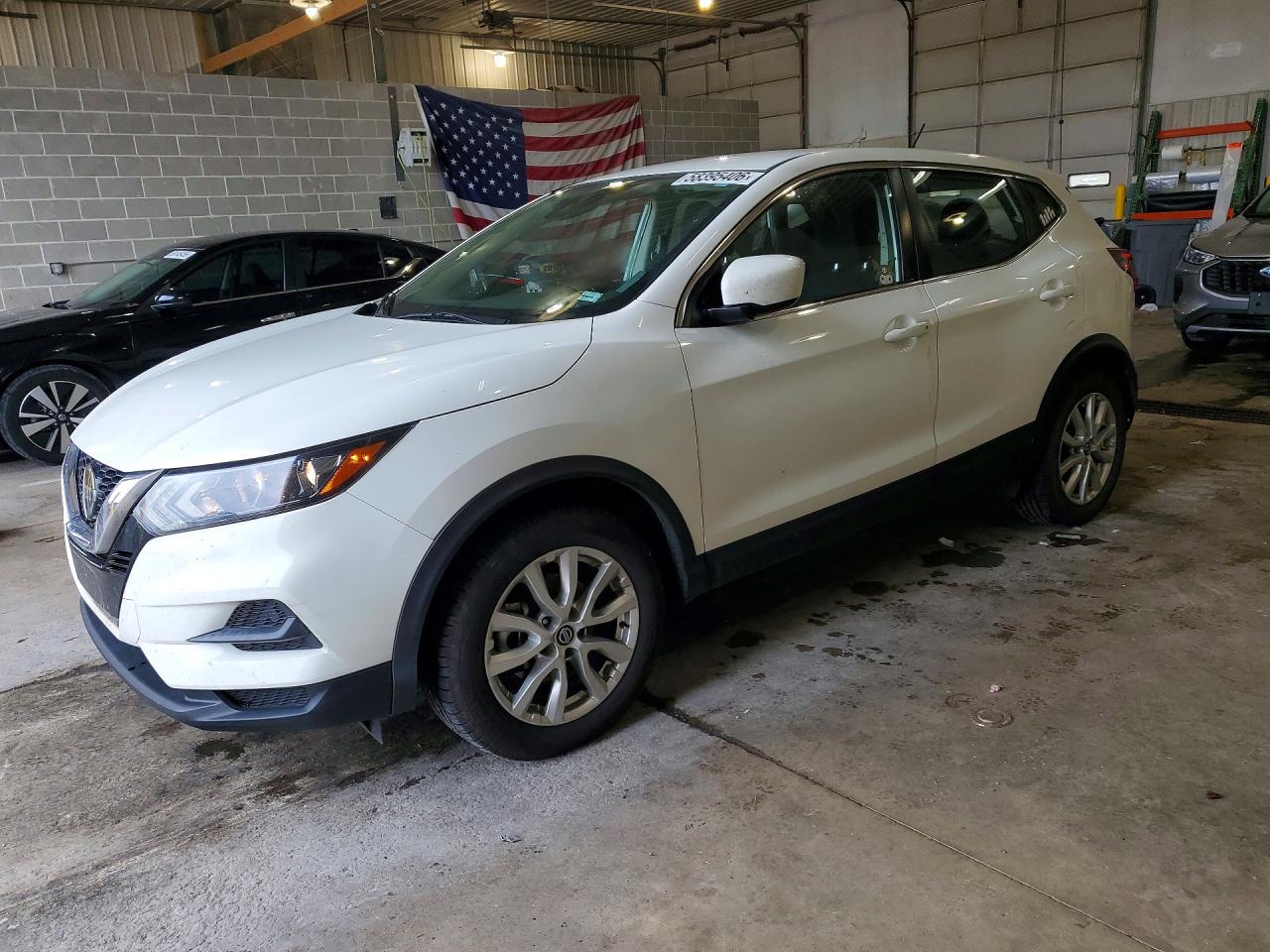 2021 Nissan Rogue Sport S White vin: JN1BJ1AW9MW436883
