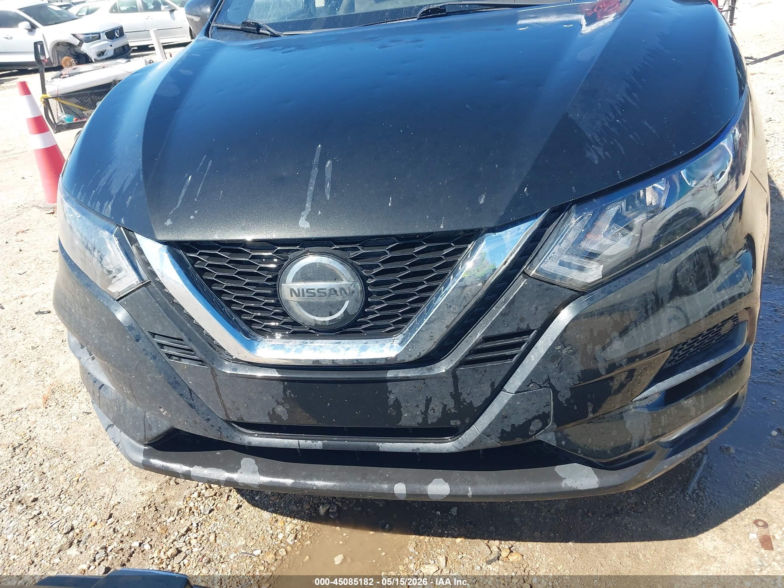 2021 Nissan Rogue Sport Sv Fwd Xtronic Cvt Черный vin: JN1BJ1BV2MW573850