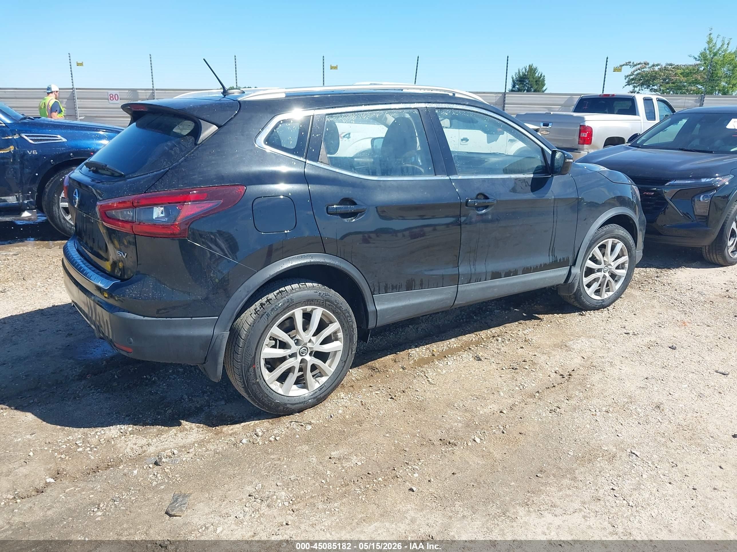 2021 Nissan Rogue Sport Sv Fwd Xtronic Cvt Черный vin: JN1BJ1BV2MW573850