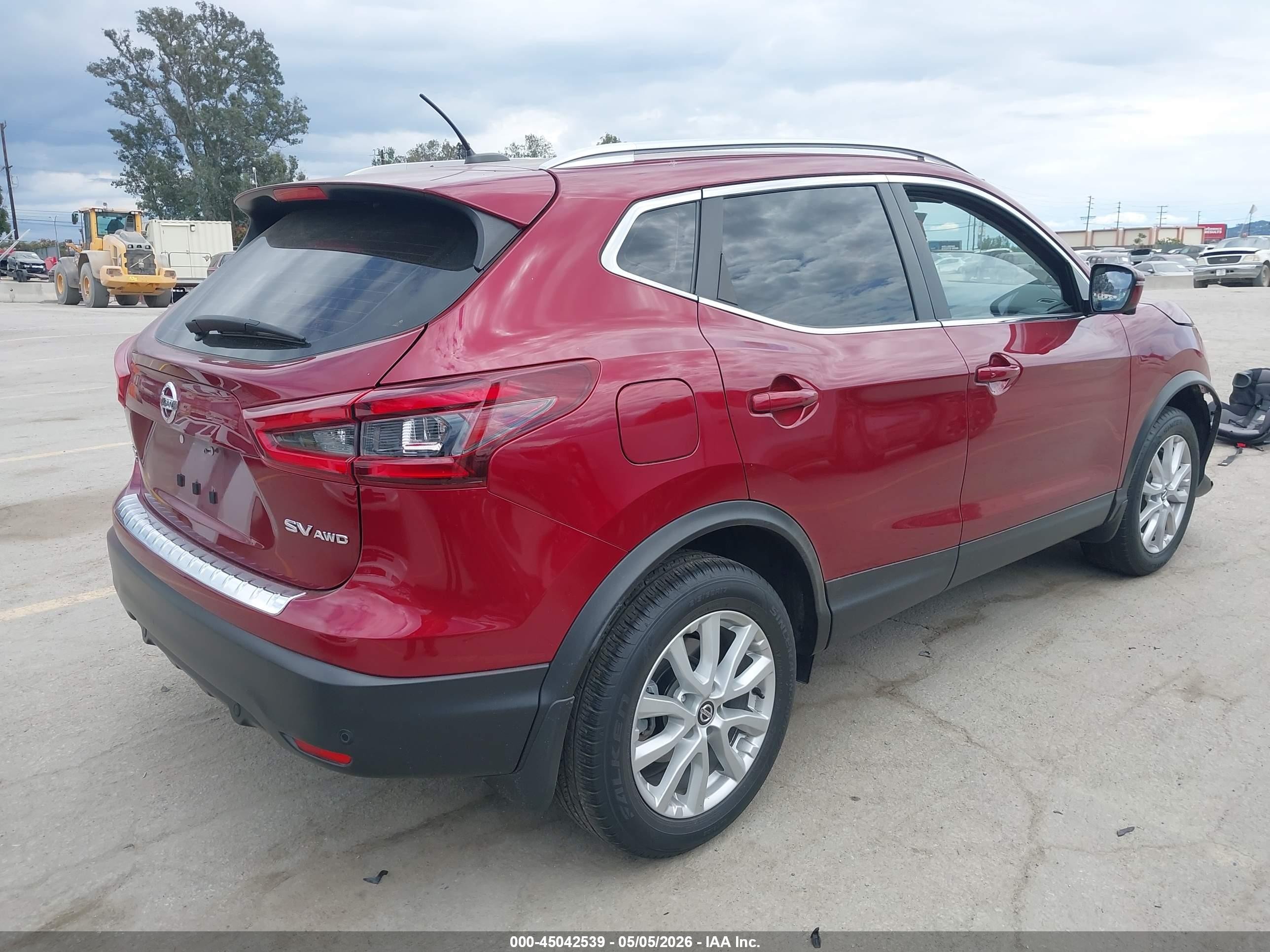 2022 Nissan Rogue Sport Sv Awd Xtronic Cvt Красный vin: JN1BJ1BW3NW487568