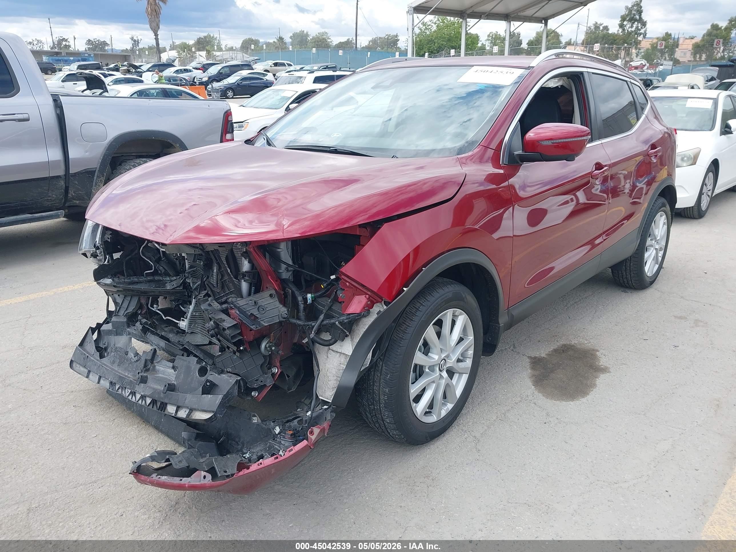 2022 Nissan Rogue Sport Sv Awd Xtronic Cvt Красный vin: JN1BJ1BW3NW487568