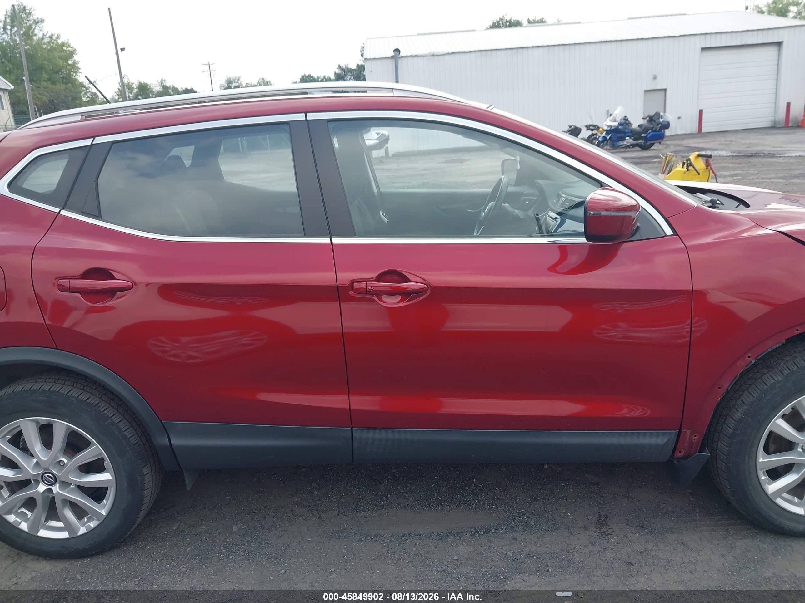 2021 Nissan Rogue Sport Sv Awd Xtronic Cvt Burgundy vin: JN1BJ1BW7MW442941