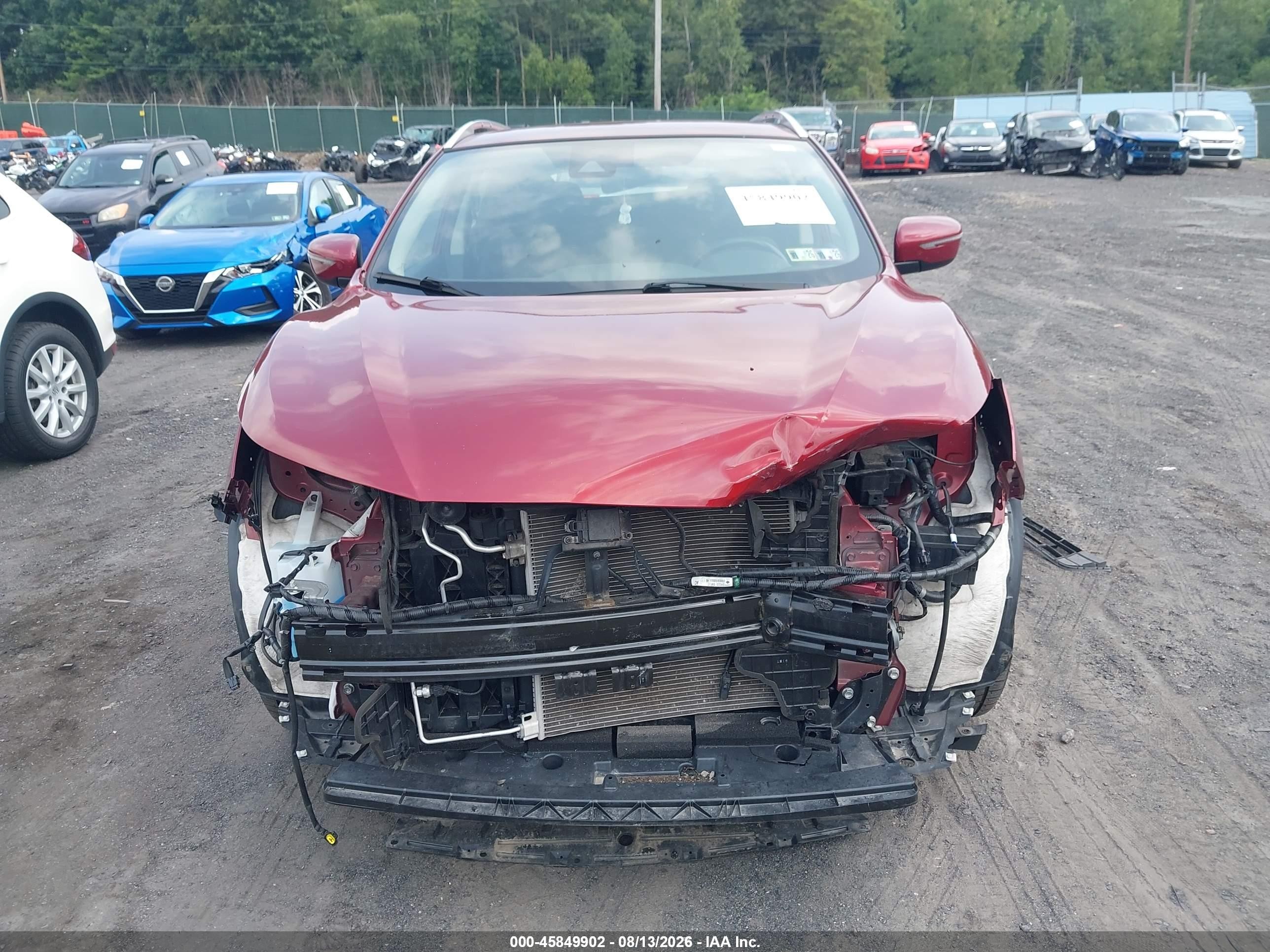 2021 Nissan Rogue Sport Sv Awd Xtronic Cvt Burgundy vin: JN1BJ1BW7MW442941