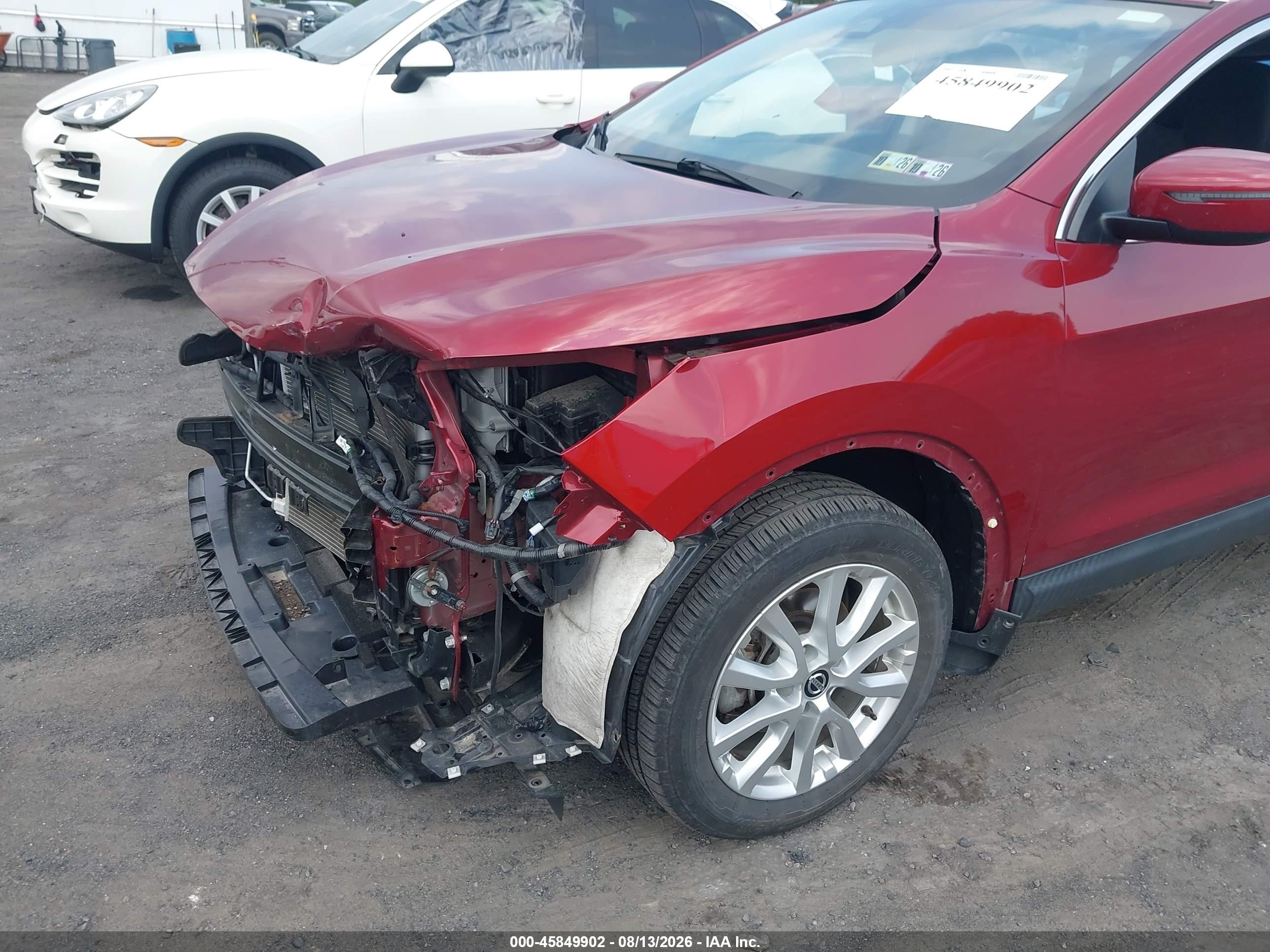 2021 Nissan Rogue Sport Sv Awd Xtronic Cvt Burgundy vin: JN1BJ1BW7MW442941