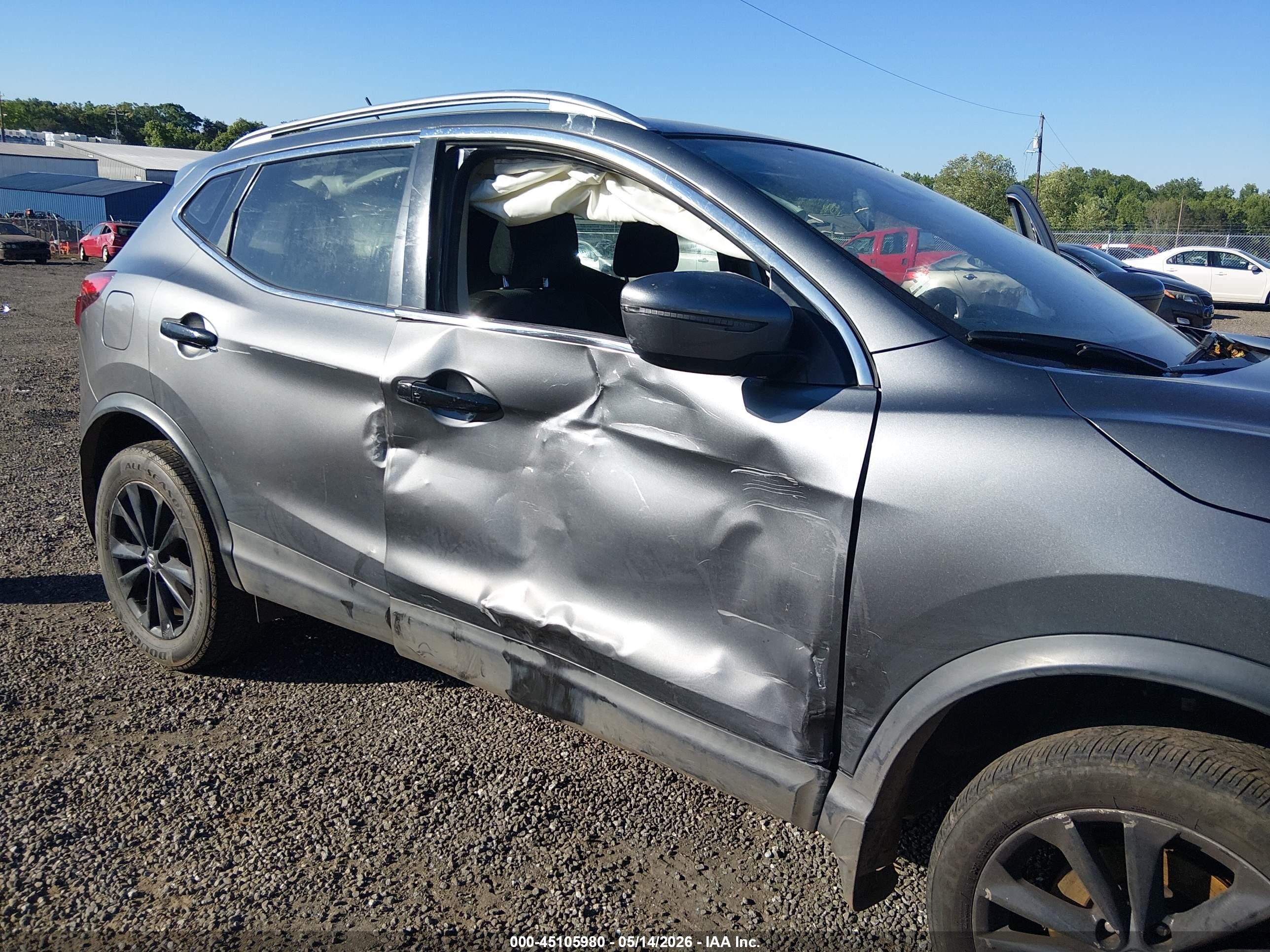 2019 Nissan Rogue Sport Sv Gray vin: JN1BJ1CP1KW234624