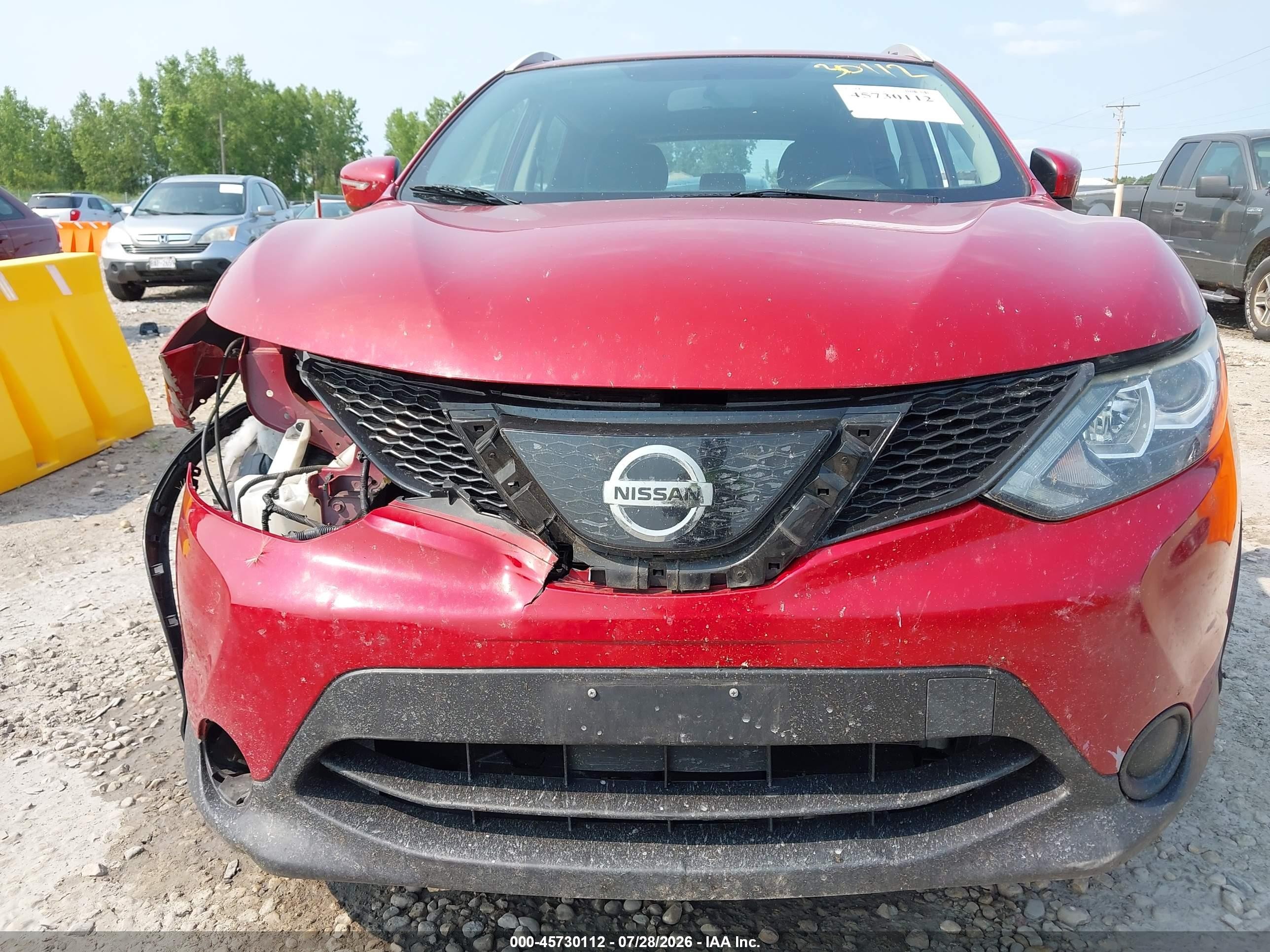 2018 Nissan Rogue Sport Sv Бордовый vin: JN1BJ1CP2JW193421