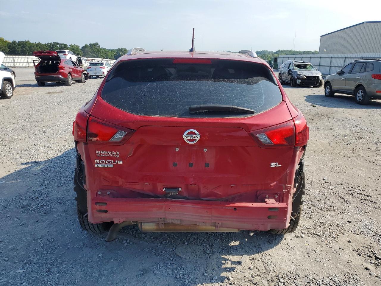 2018 Nissan Rogue Sport Sl Бордовый vin: JN1BJ1CP5JW196796